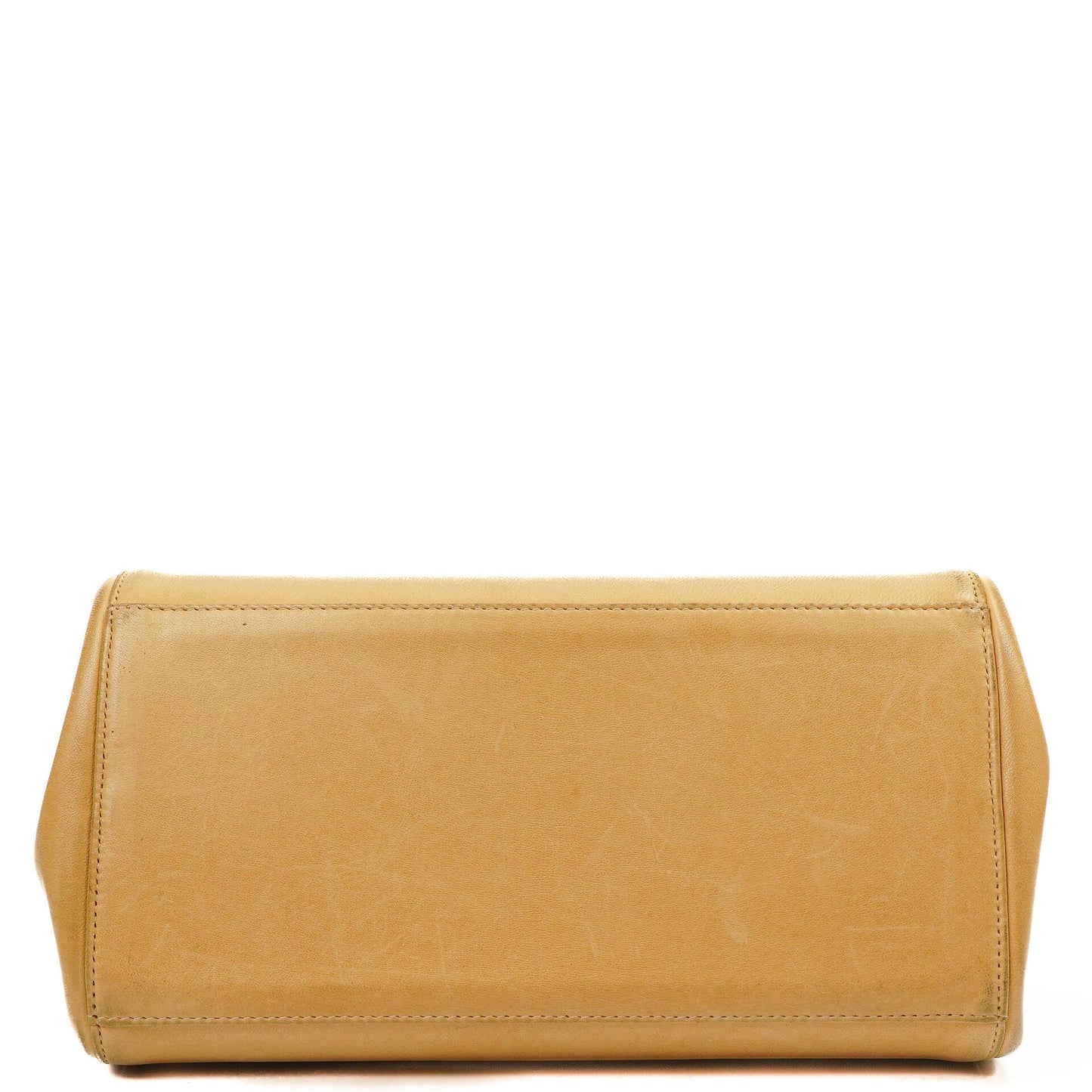 Chanel Accordion Chocolate Bar 2.55 Flap Bag Beige Quilted Lambskin, 2000-2002