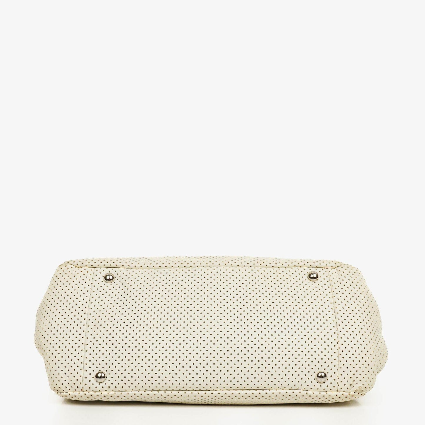 Chanel Accordion Flap Bag In Quilted Perforated Leather