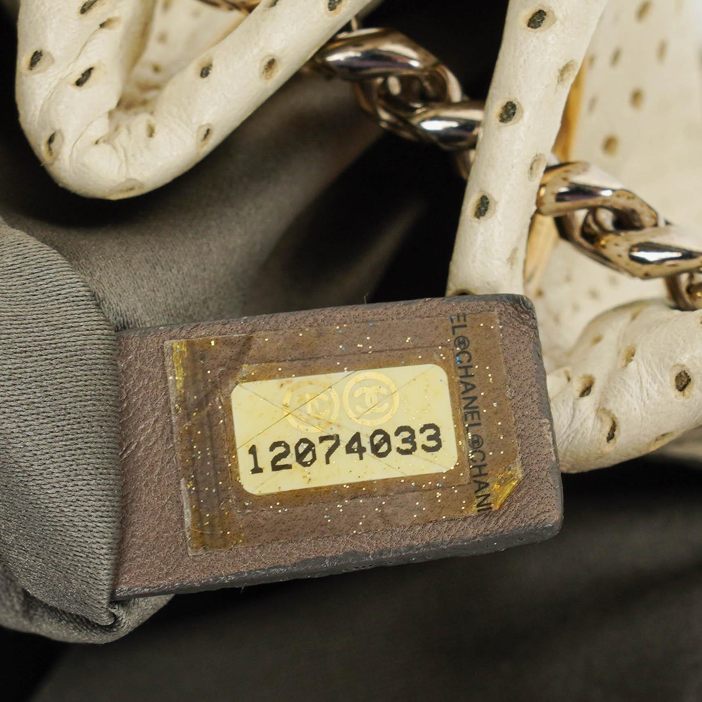 Chanel Accordion Flap Bag In Quilted Perforated Leather