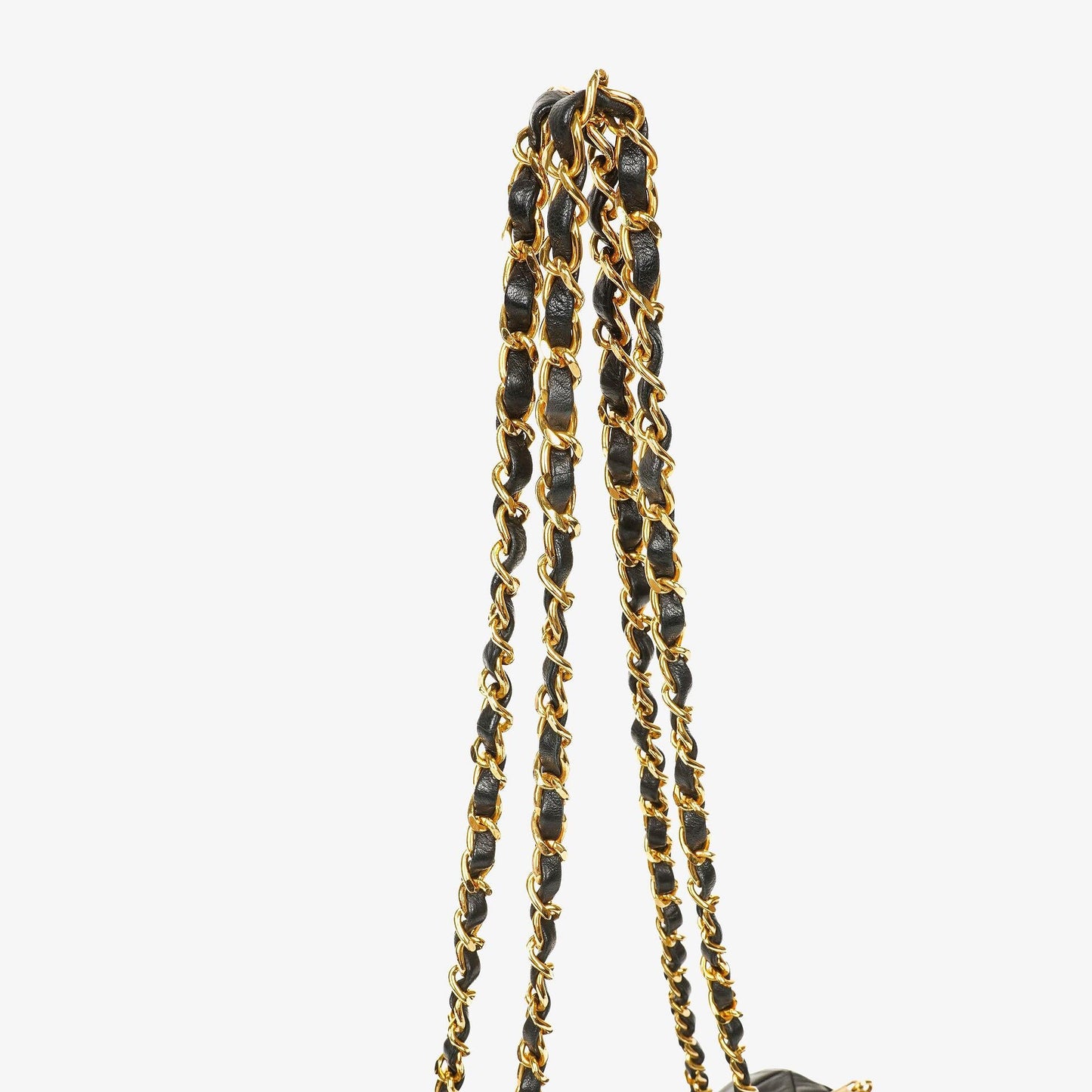 Chanel Barrel Black Quilted Leather Shoulder Bag