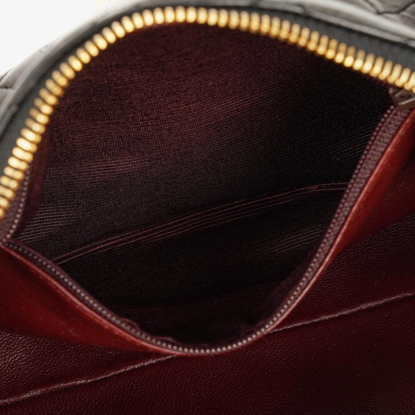 Chanel Barrel Black Quilted Leather Shoulder Bag