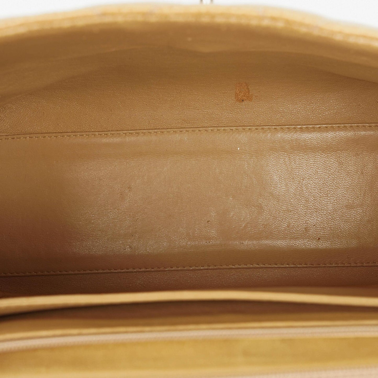 Chanel Beige Caviar Quilted Jumbo Kelly Flap Bag