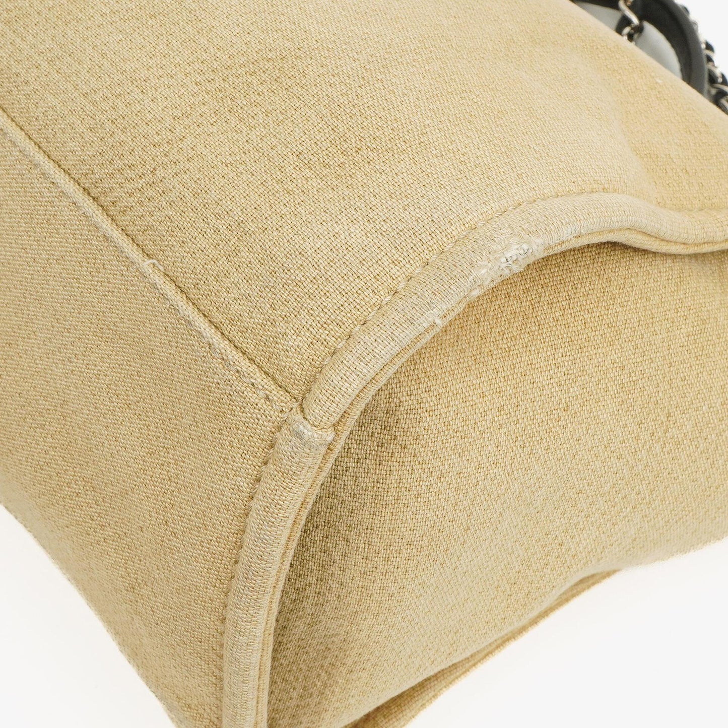 Chanel Beige Deauville Medium Tote Bag