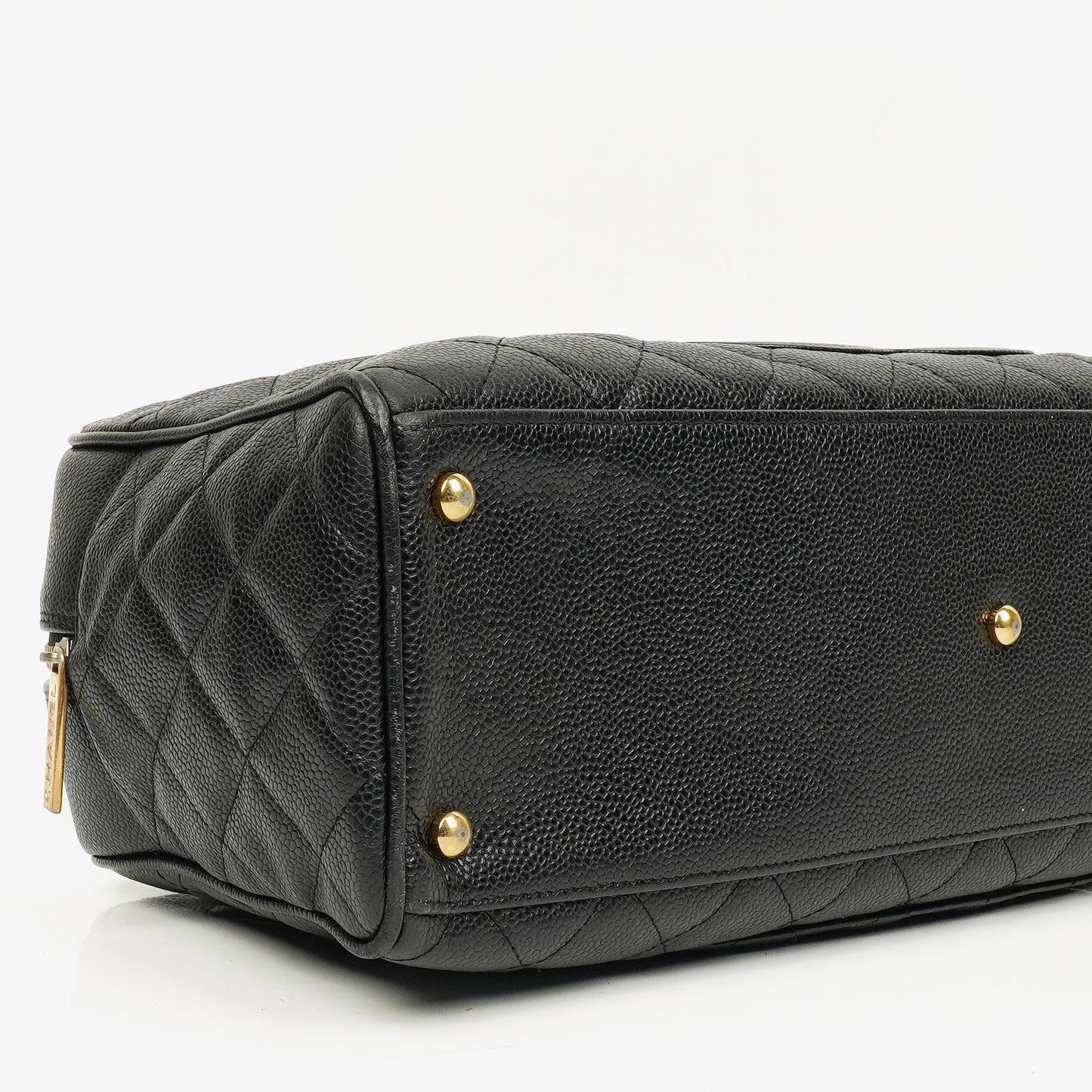 Chanel Black Caviar Boston Bag
