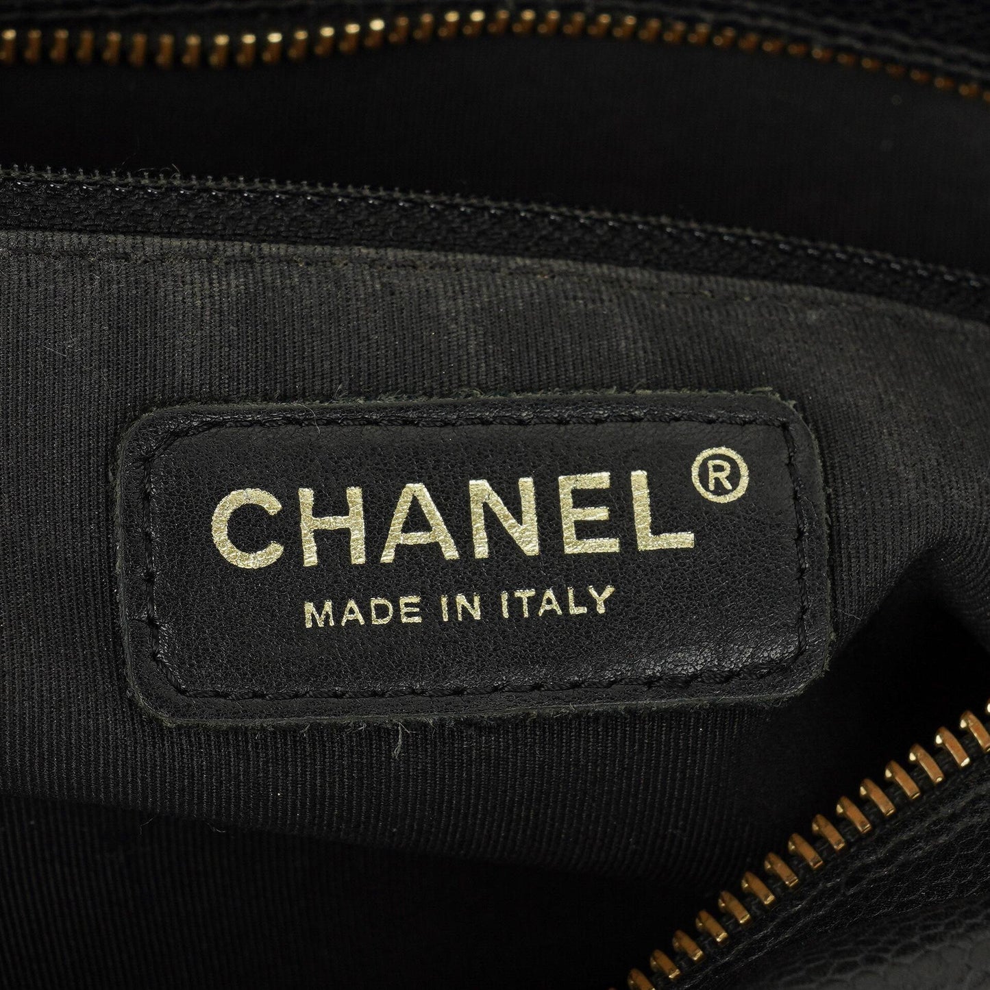 Chanel Black Caviar Boston Bag
