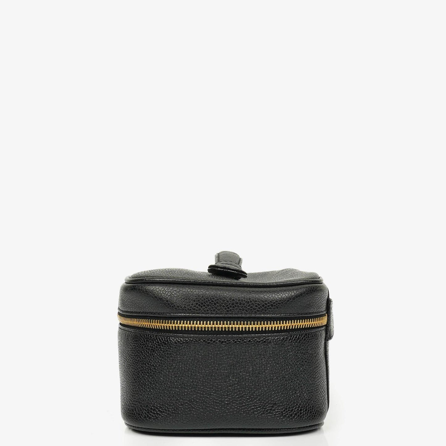 Chanel Black Caviar Leather Vanity Case