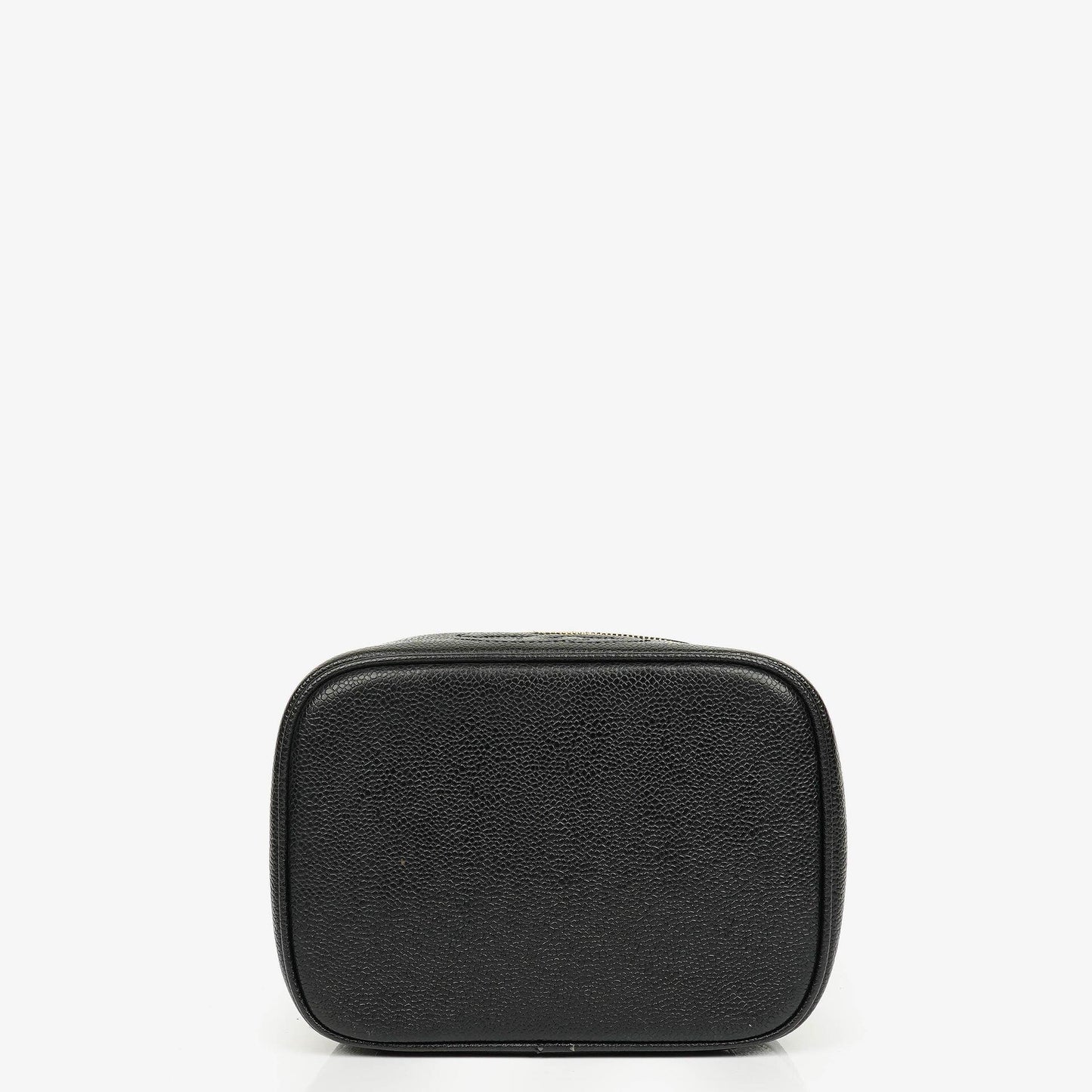 Chanel Black Caviar Leather Vanity Case