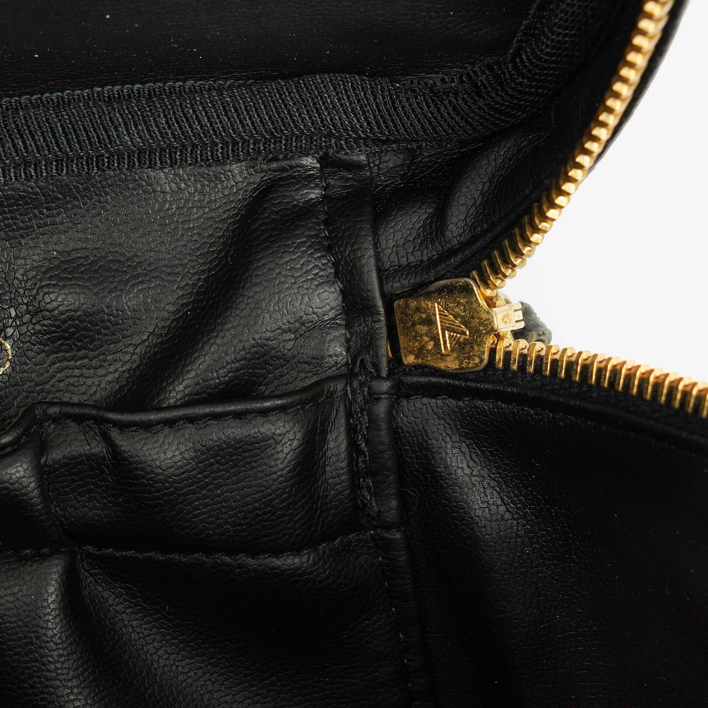 Chanel Black Caviar Leather Vanity Case