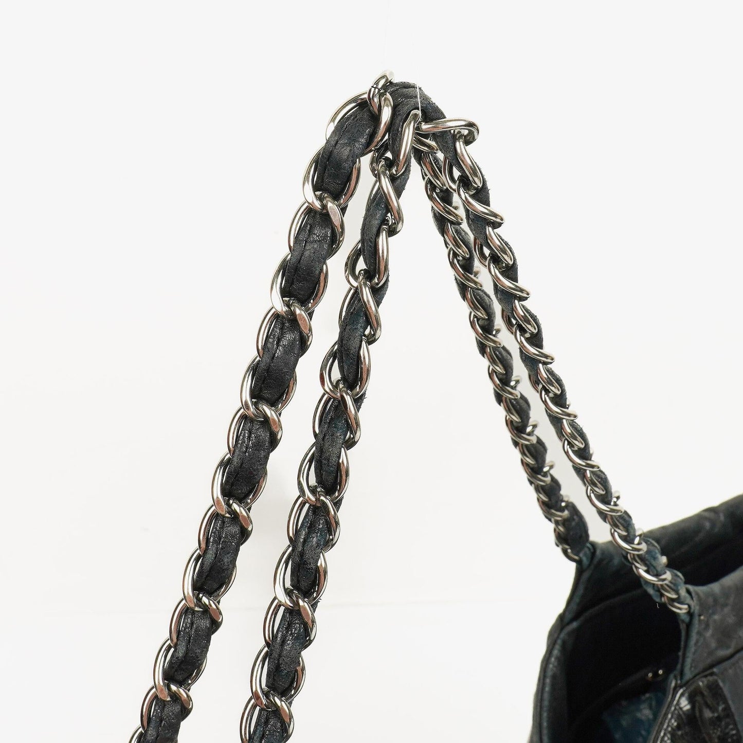Chanel Black Leather Brooklyn Ligne Patchwork Large Cabas Tote Bag