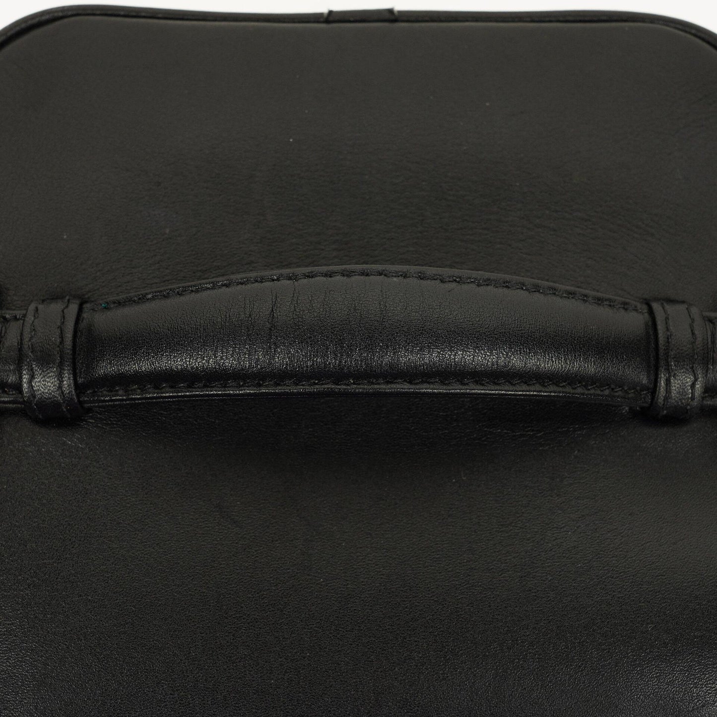 Chanel Black Leather Vanity Case