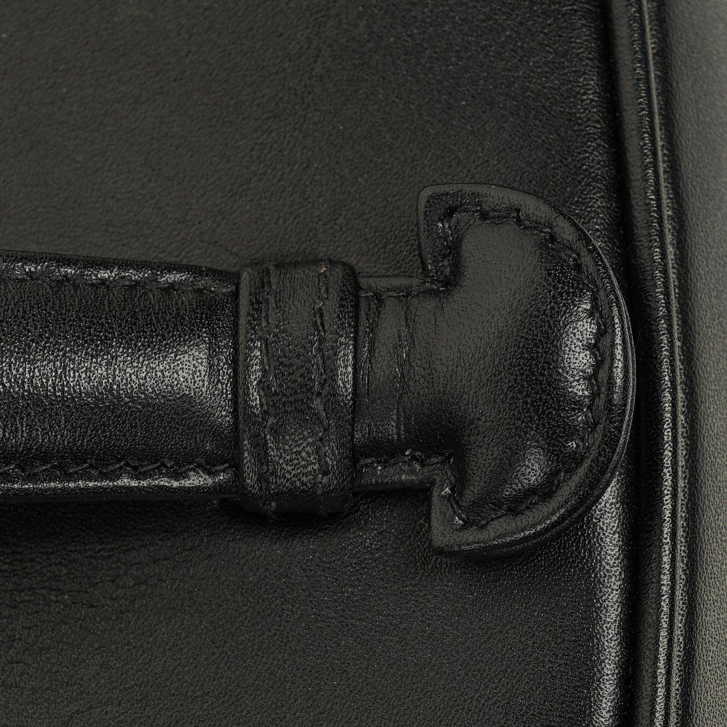 Chanel Black Leather Vanity Case