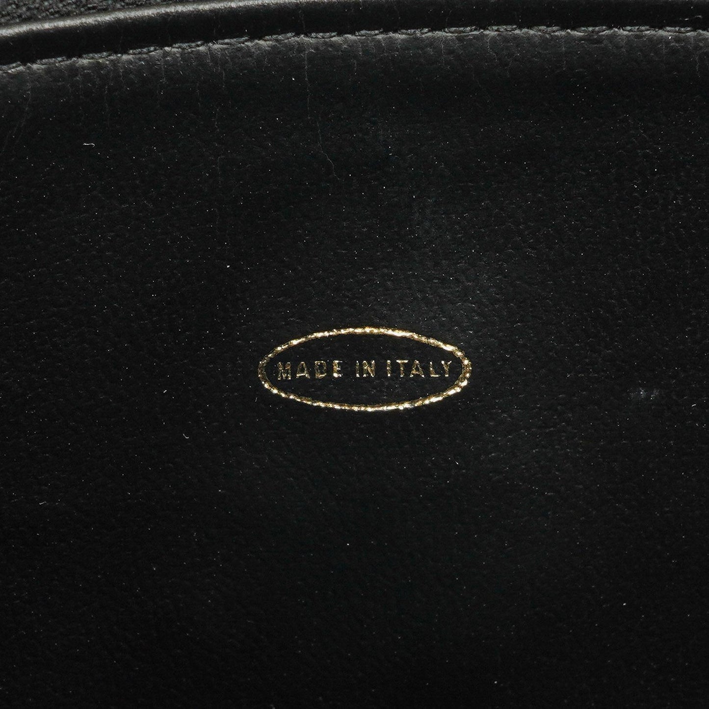 Chanel Black Leather Vanity Case