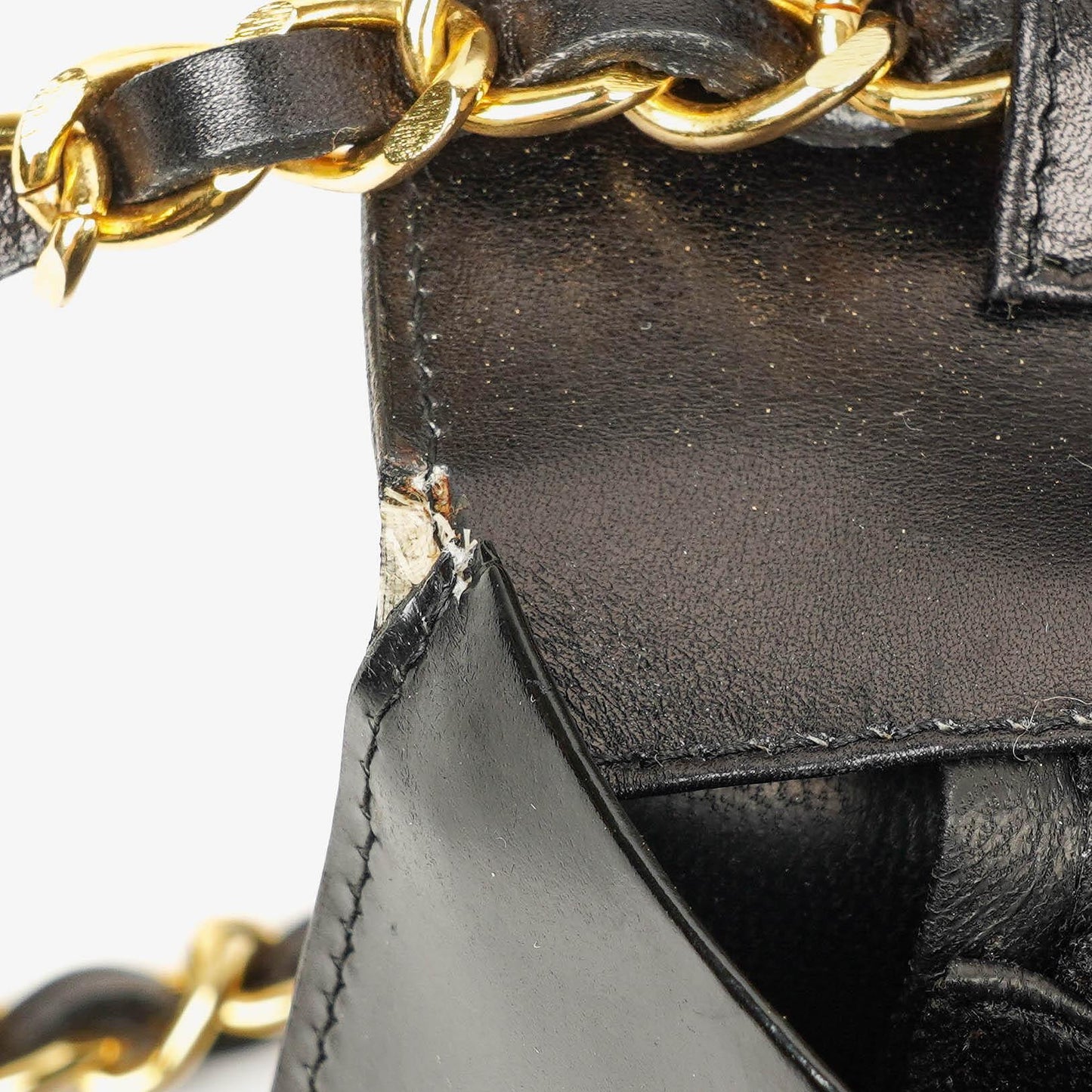 Chanel Black Patent Leather Full Flap With 24k Gold Plated Hardware