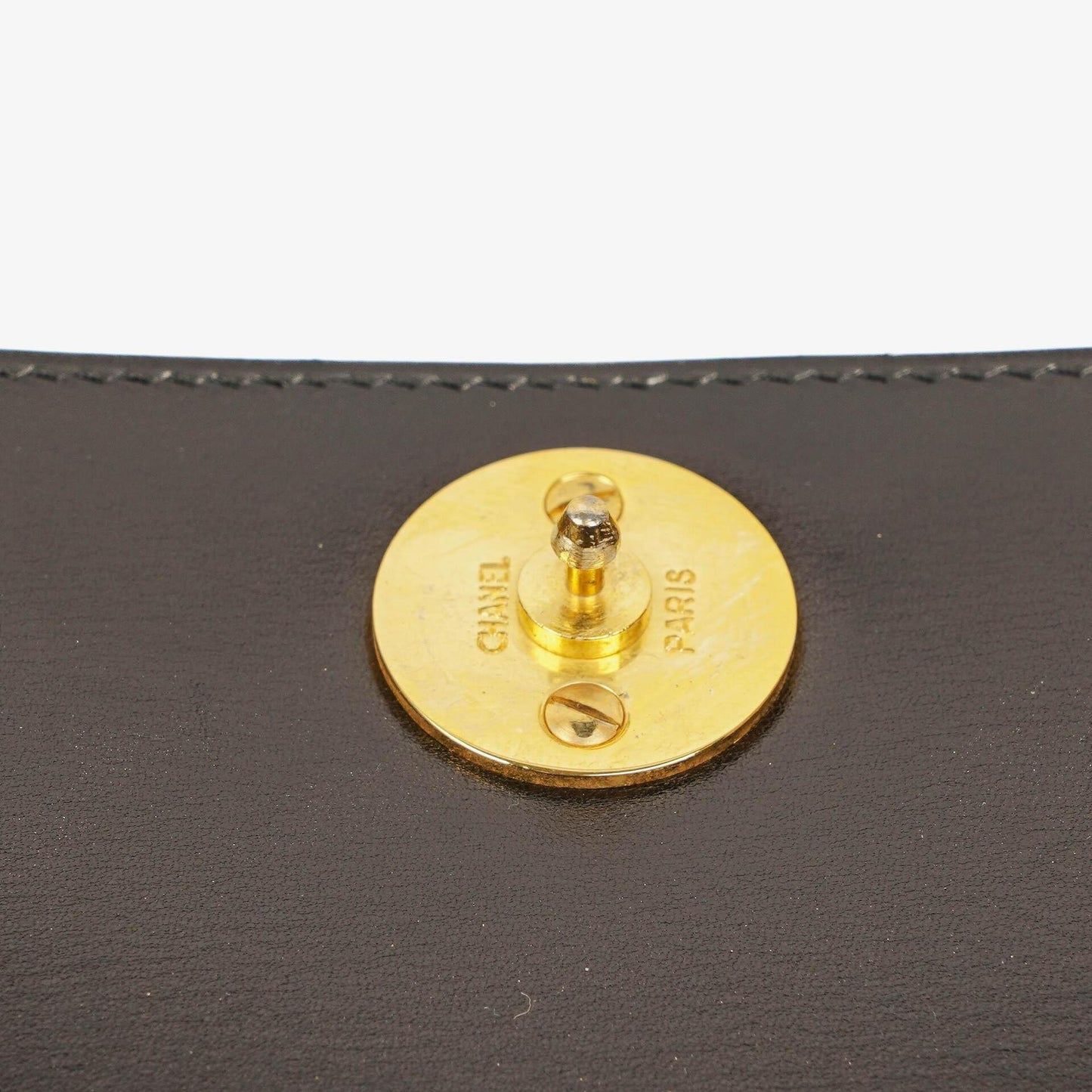 Chanel Black Patent Leather Full Flap With 24k Gold Plated Hardware