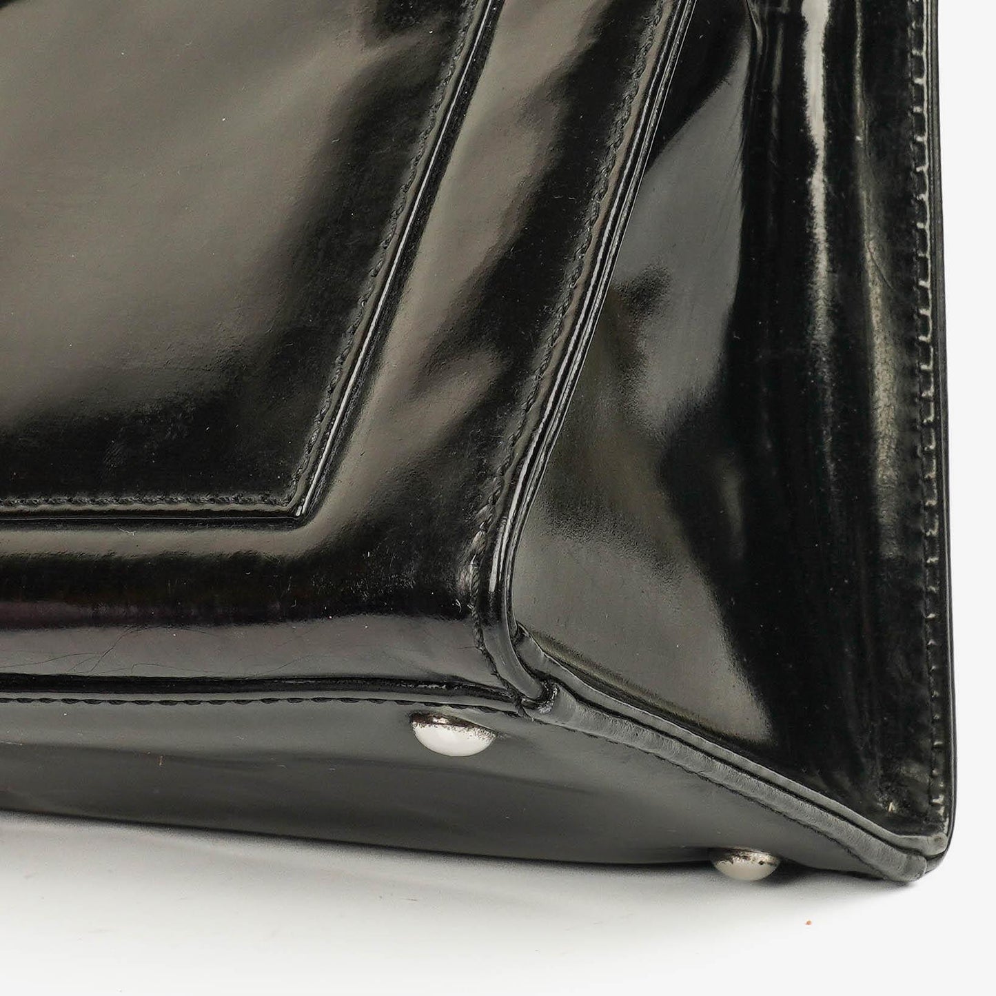 Chanel Black Patent Leather Shoulder Bag
