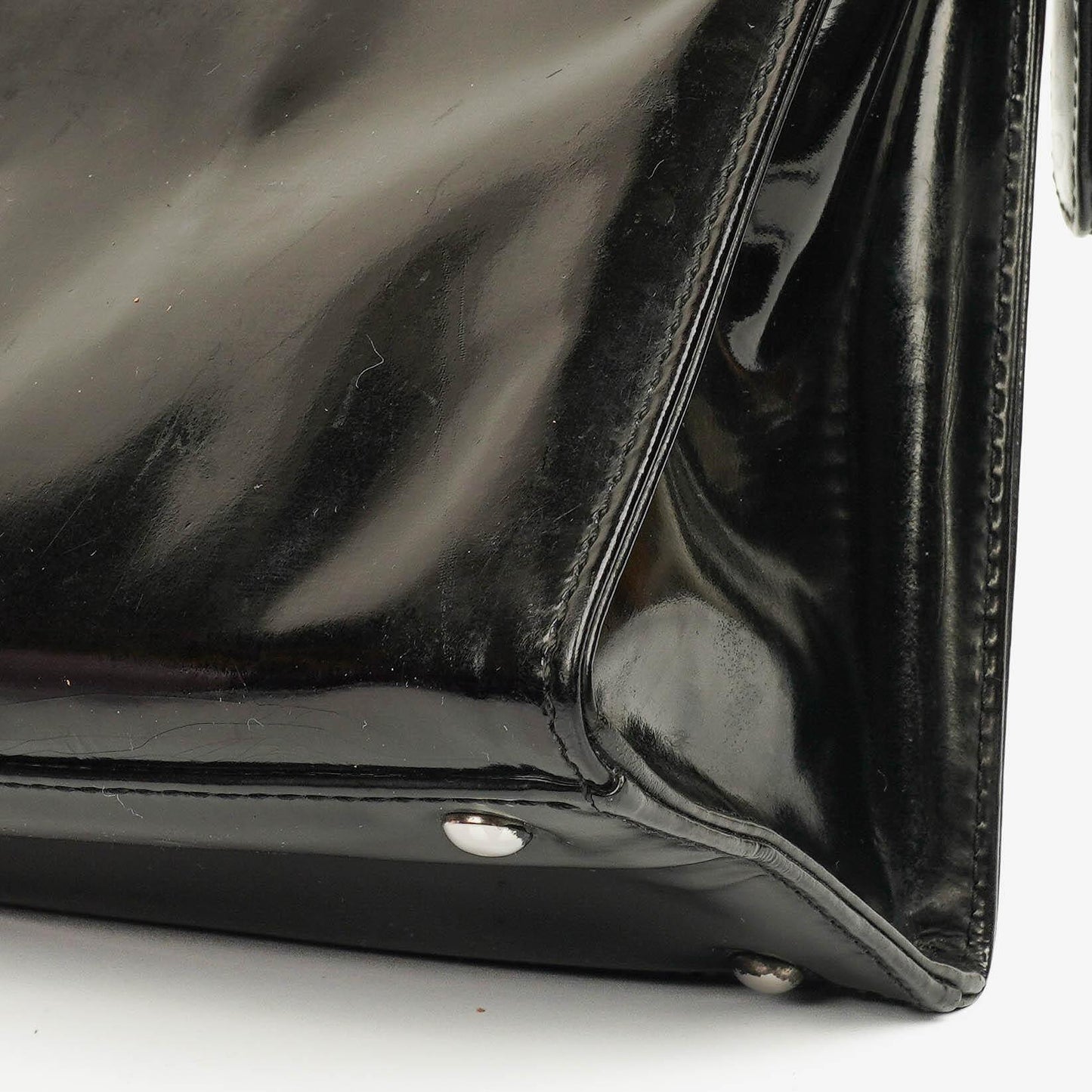 Chanel Black Patent Leather Shoulder Bag