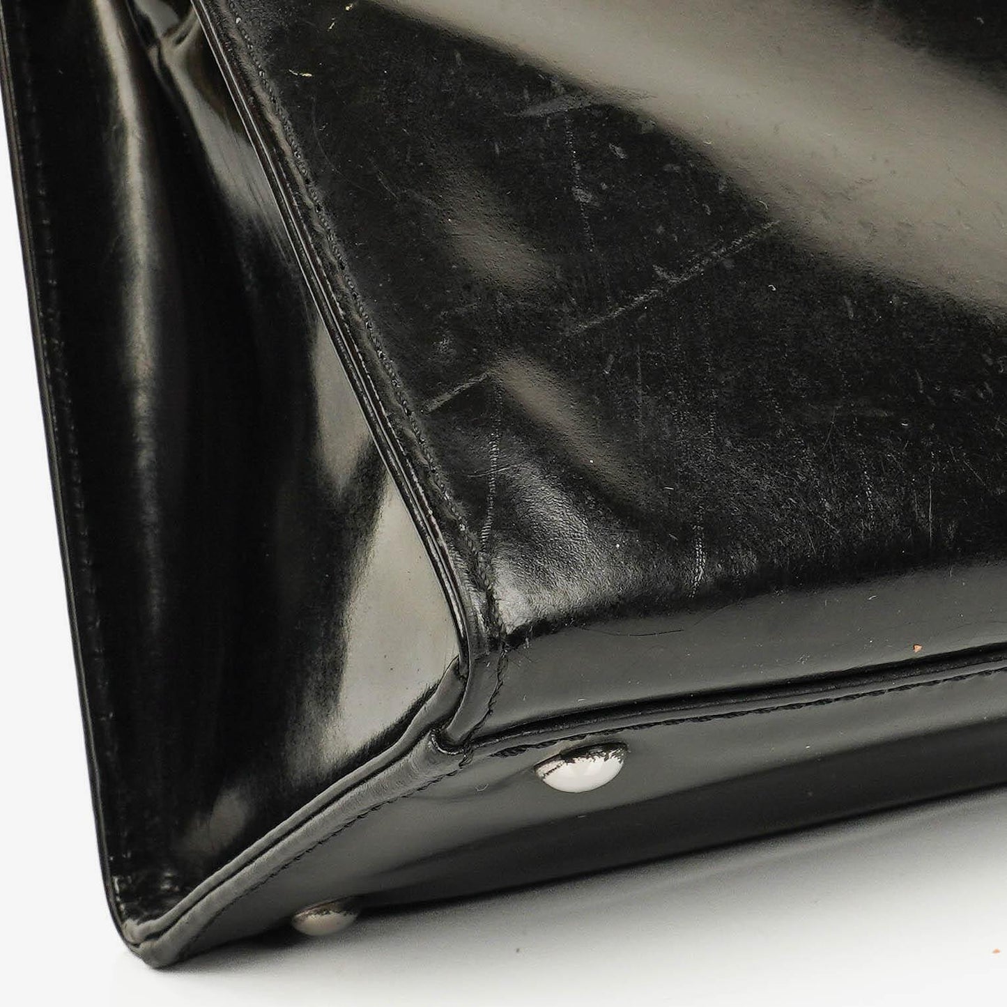Chanel Black Patent Leather Shoulder Bag