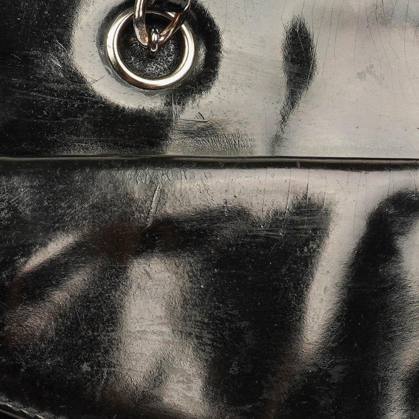 Chanel Black Patent Leather Shoulder Bag