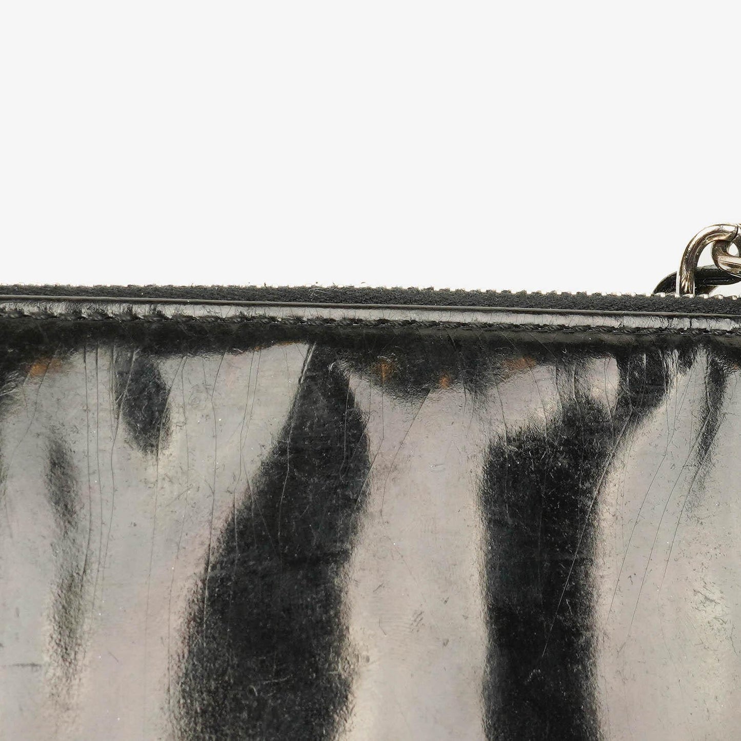 Chanel Black Patent Leather Shoulder Bag