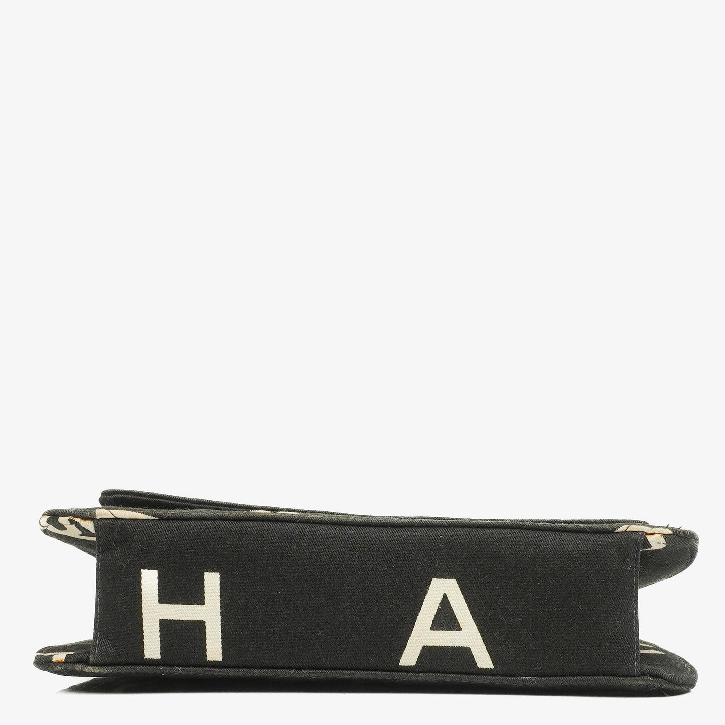 Chanel Black Quilted Canvas Coco ID Chain Bag