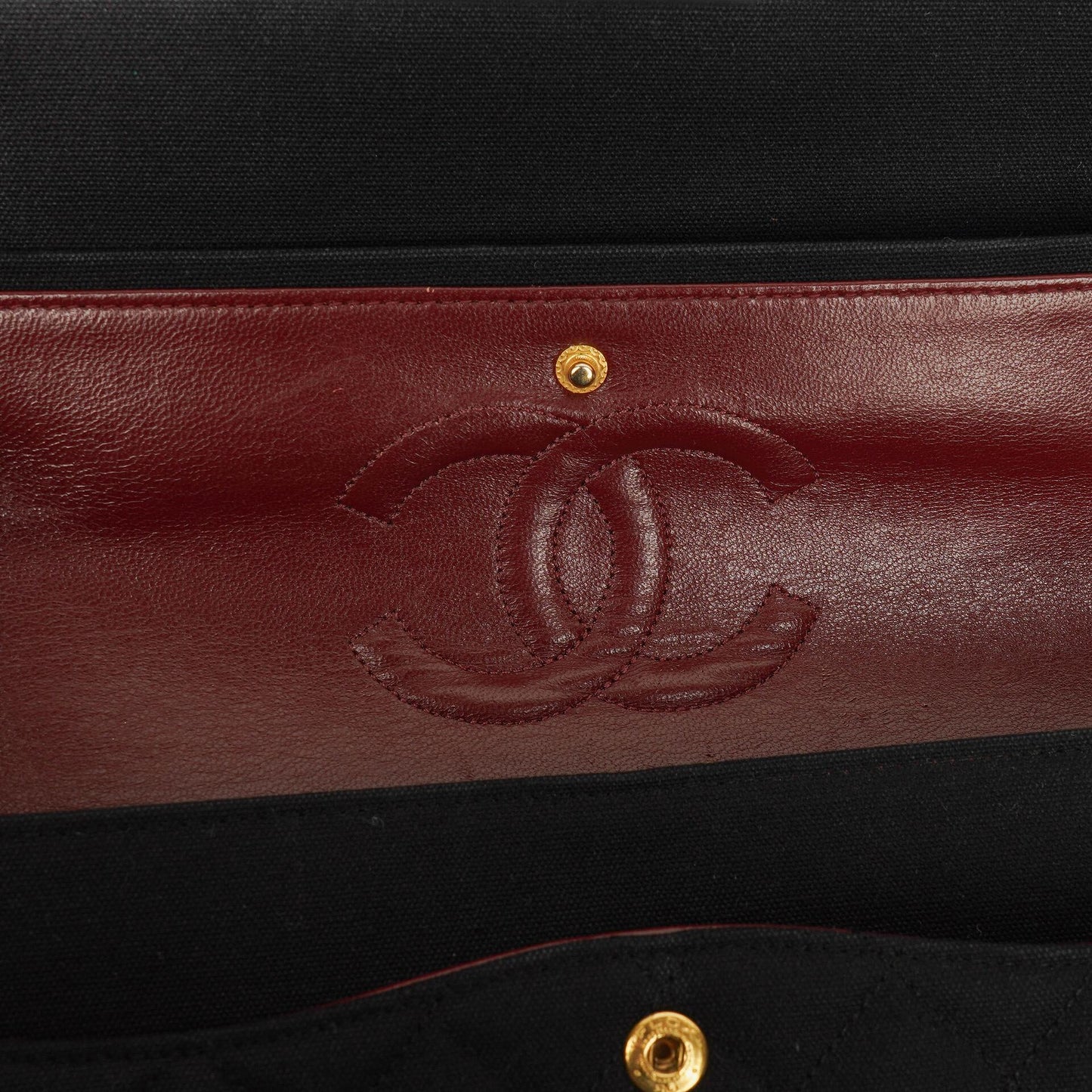 Chanel Black Quilted Double Flap Bag
