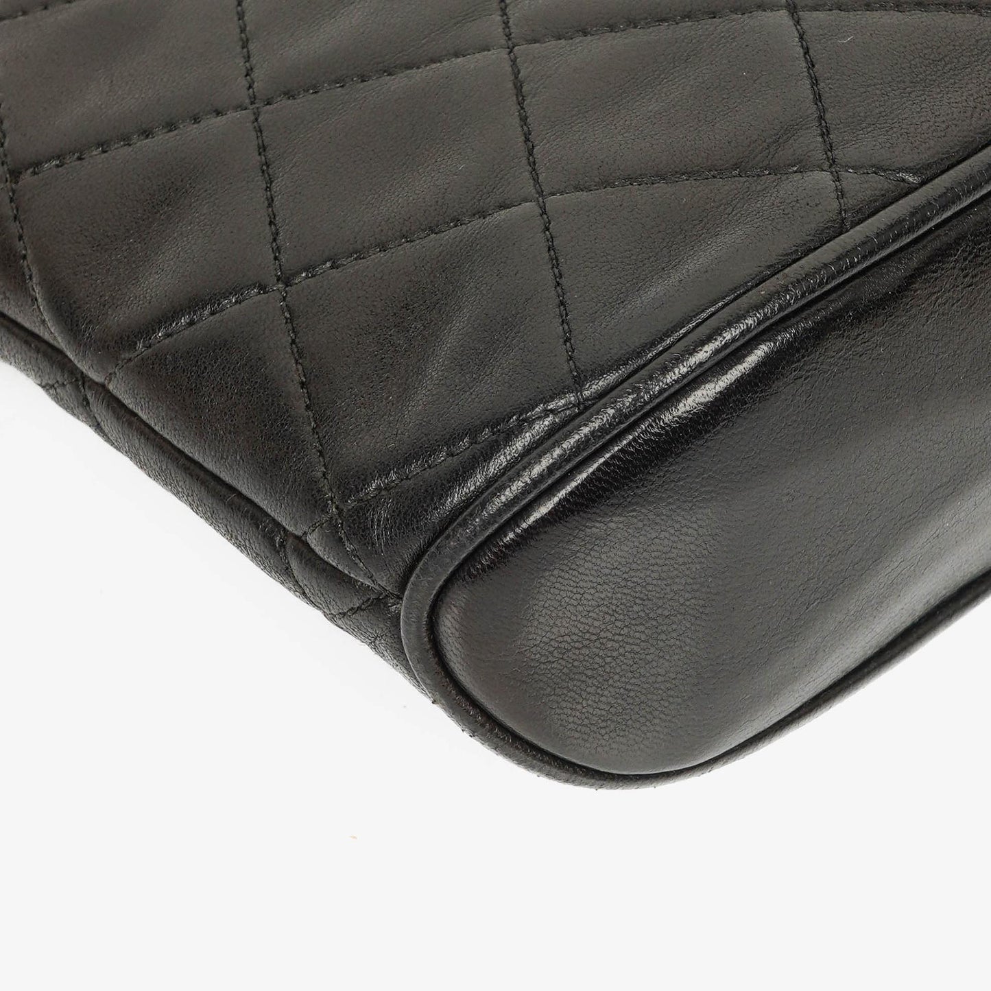 Chanel Black Quilted Lambskin Crossbody Bag