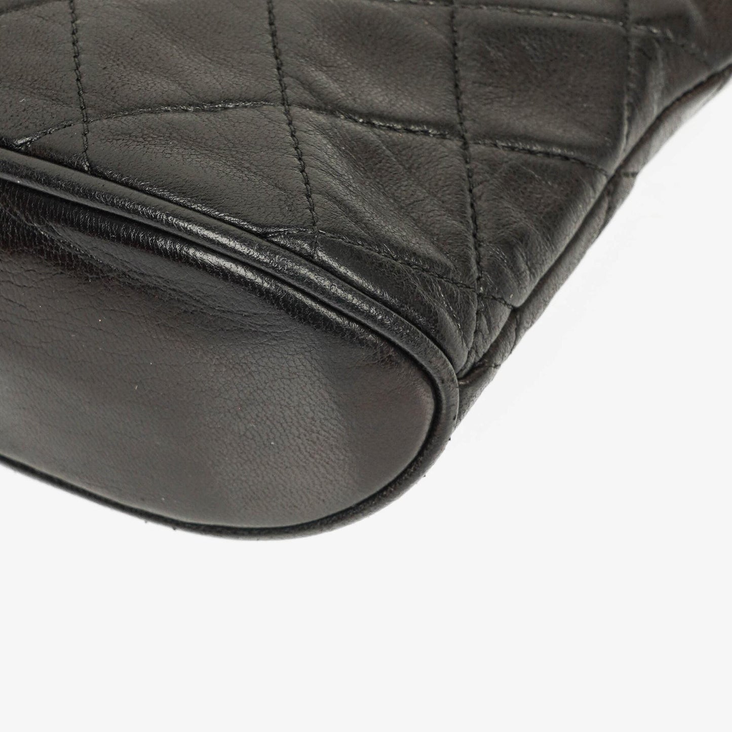 Chanel Black Quilted Lambskin Crossbody Bag