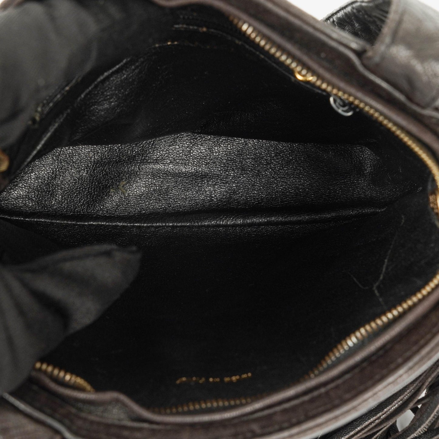 Chanel Black Quilted Lambskin Crossbody Bag