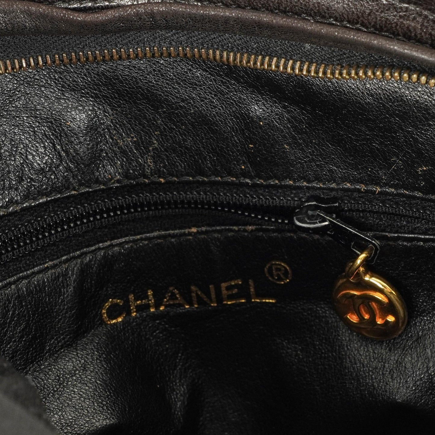 Chanel Black Quilted Lambskin Crossbody Bag