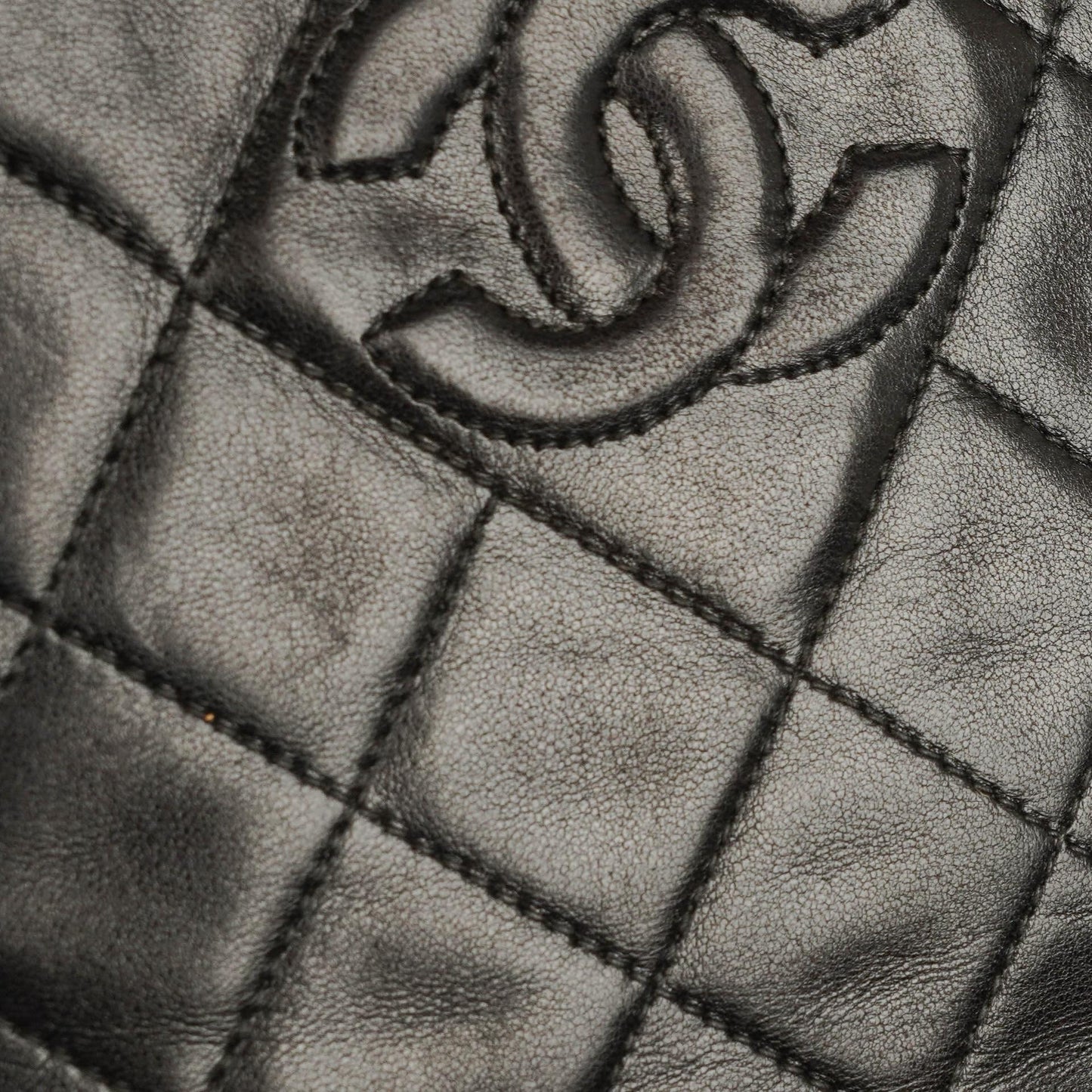 Chanel Black Quilted Lambskin Crossbody Bag