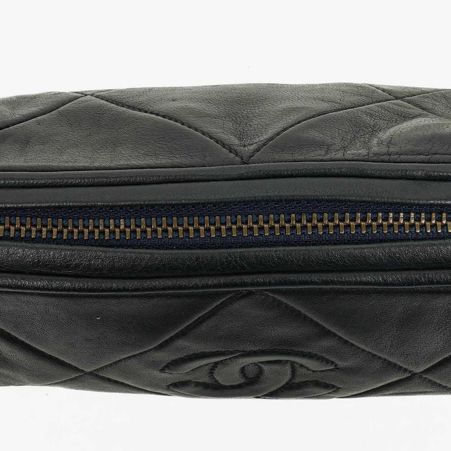 Chanel Black Quilted Lambskin Leather Mini Tassel Barrel Bag
