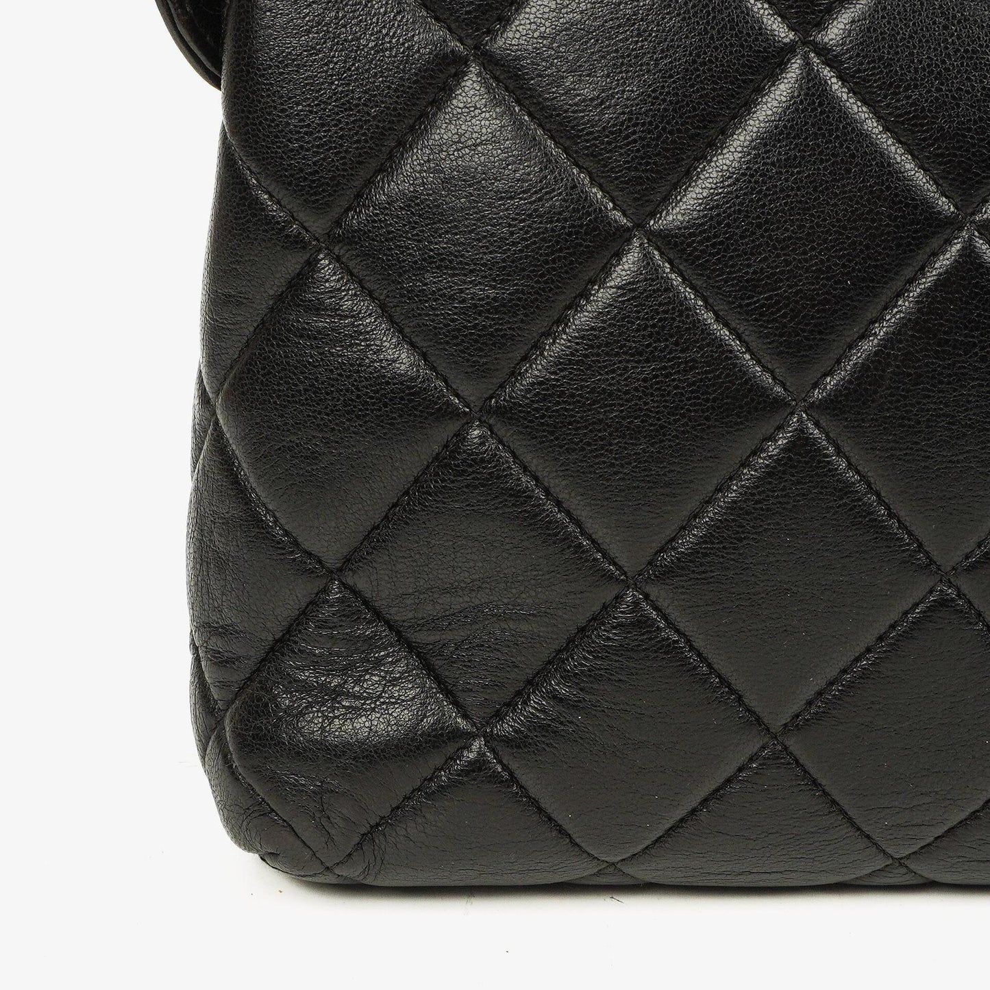 Chanel Black Quilted Lambskin Shoulder Bag