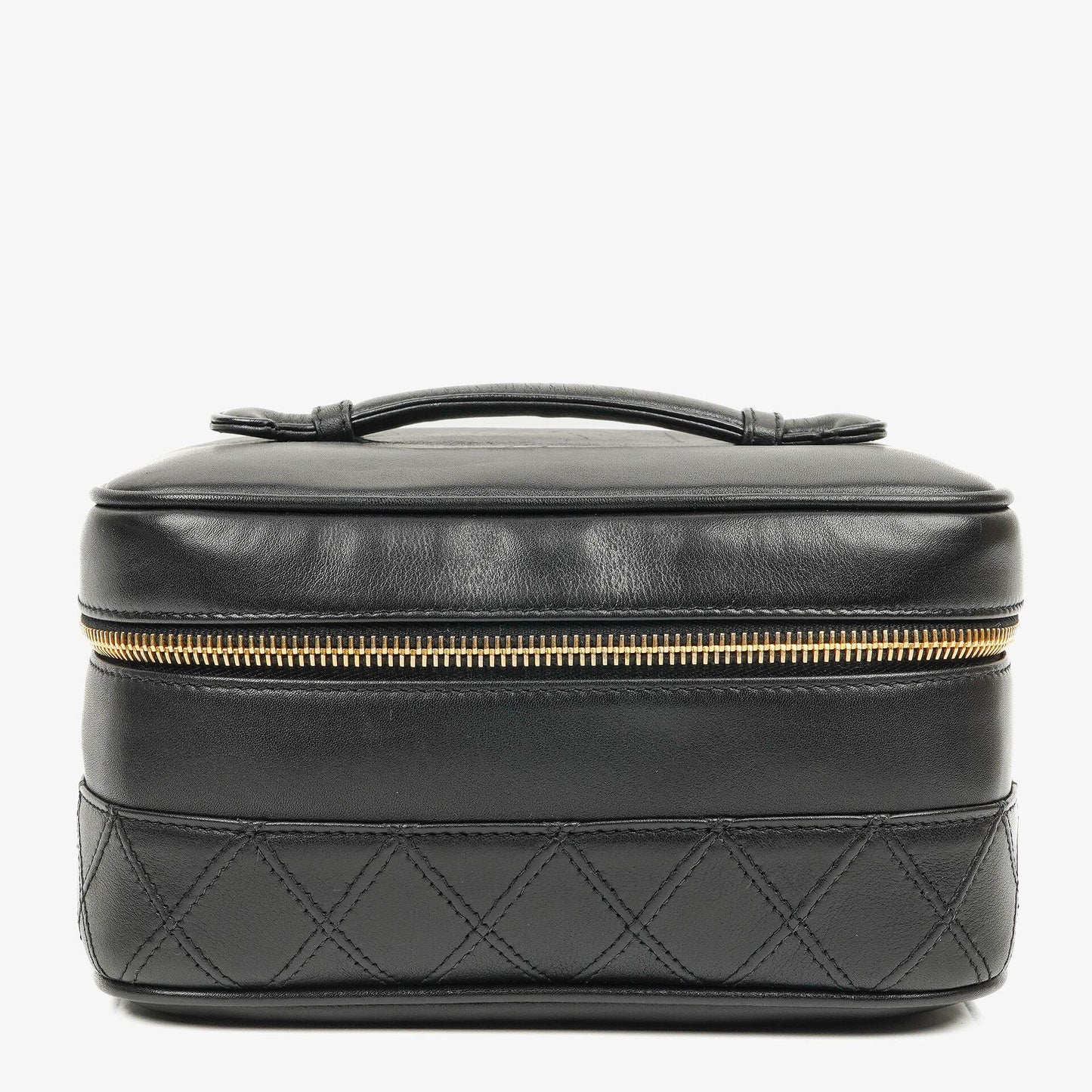 Chanel Black Quilted Lambskin Timeless Cosmetic Case