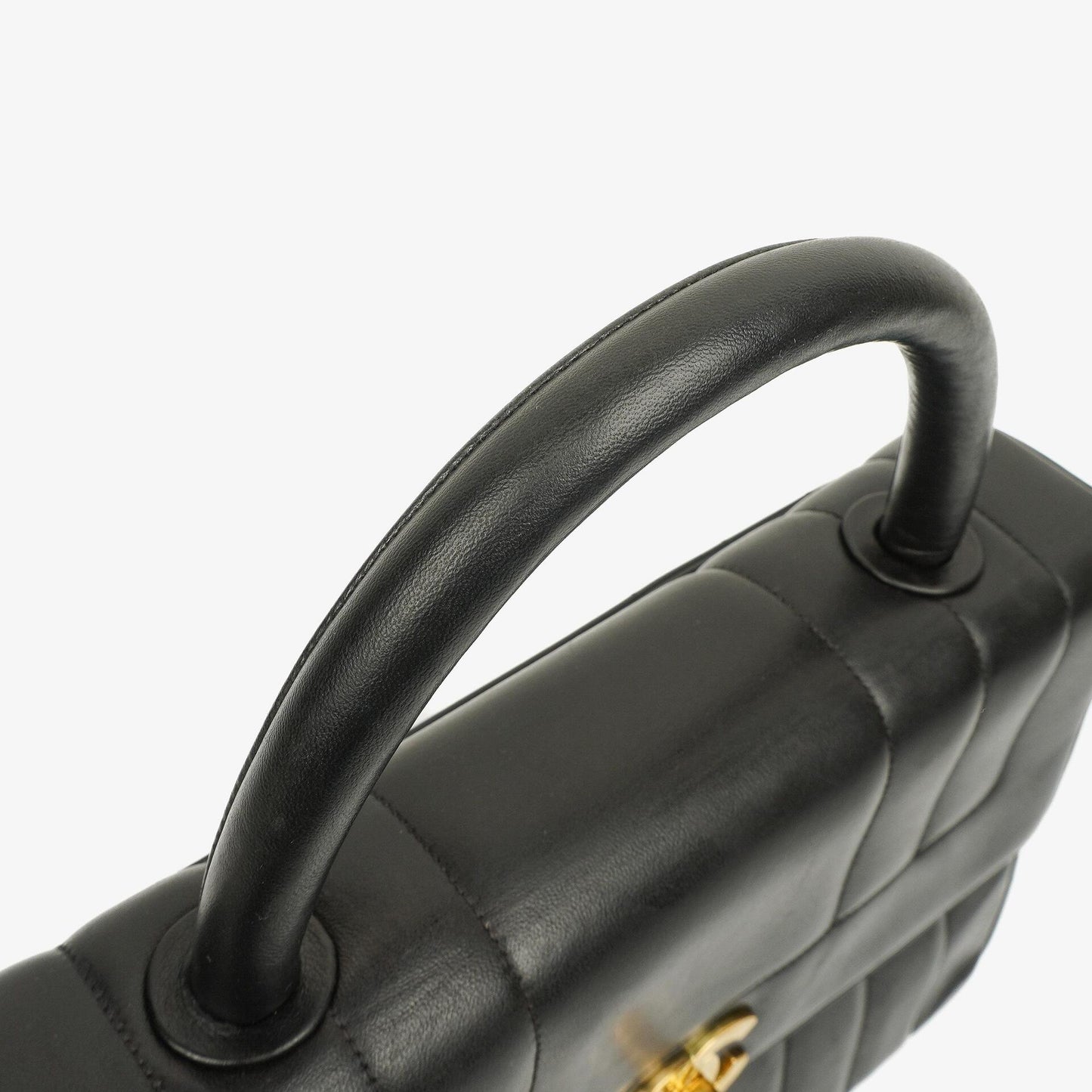Chanel Kelly Black Vertical Quilted Lambskin Flap Bag With 24K Gold-Plated Hardware