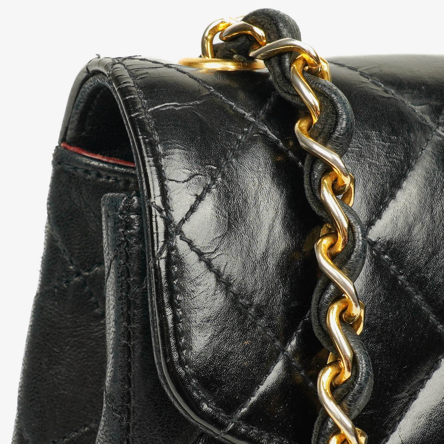Chanel Black Quilted Leather Square Single Flap Bag