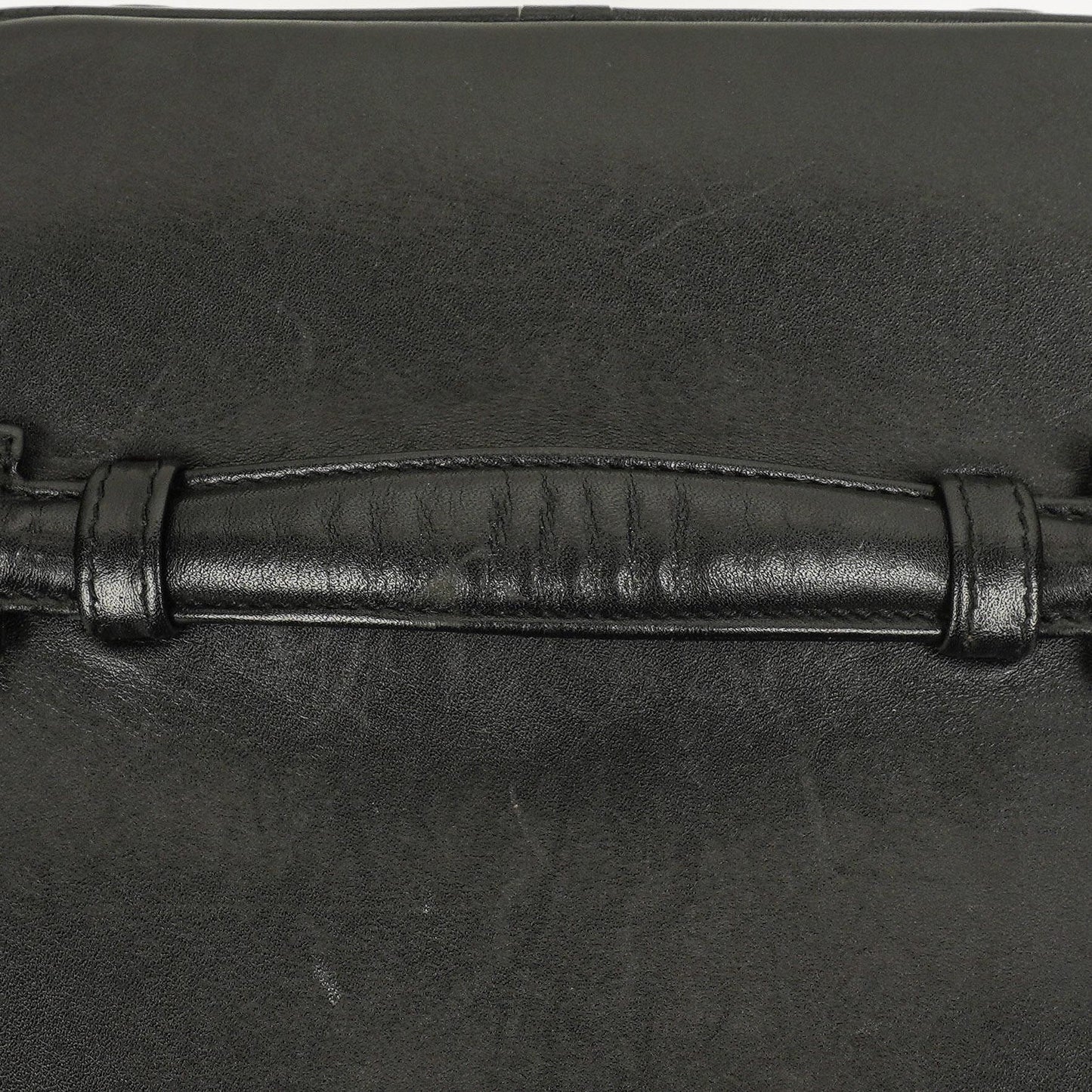 Chanel Black Quilted Leather Vanity Case