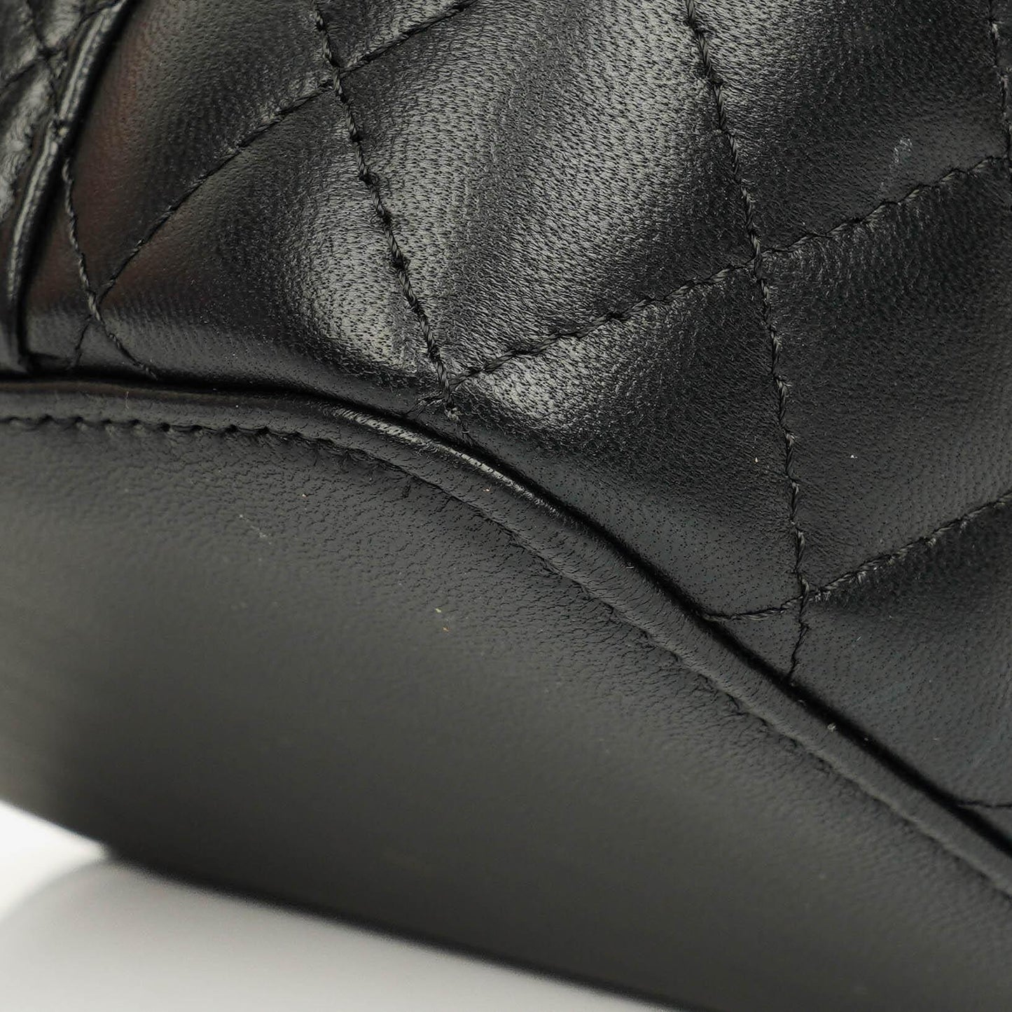 Chanel Black Quilted Vanity Case