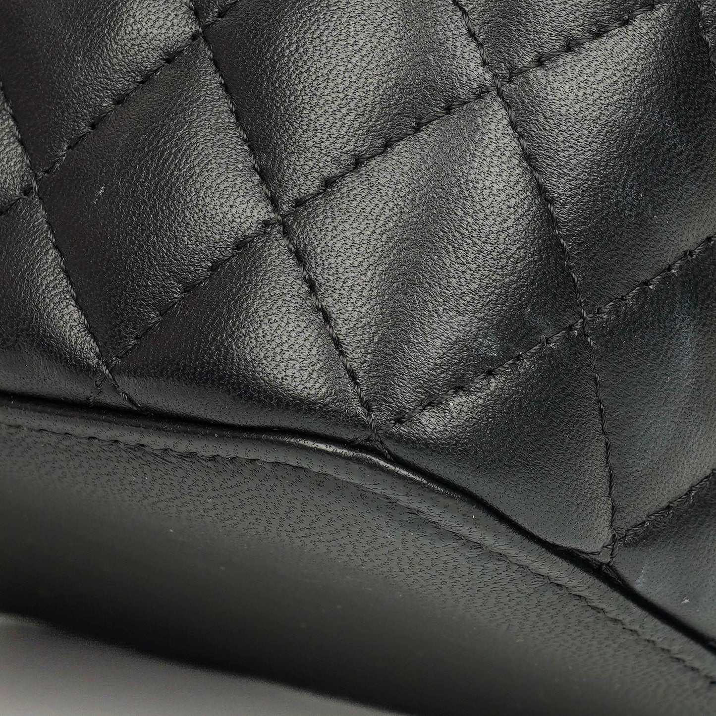 Chanel Black Quilted Vanity Case