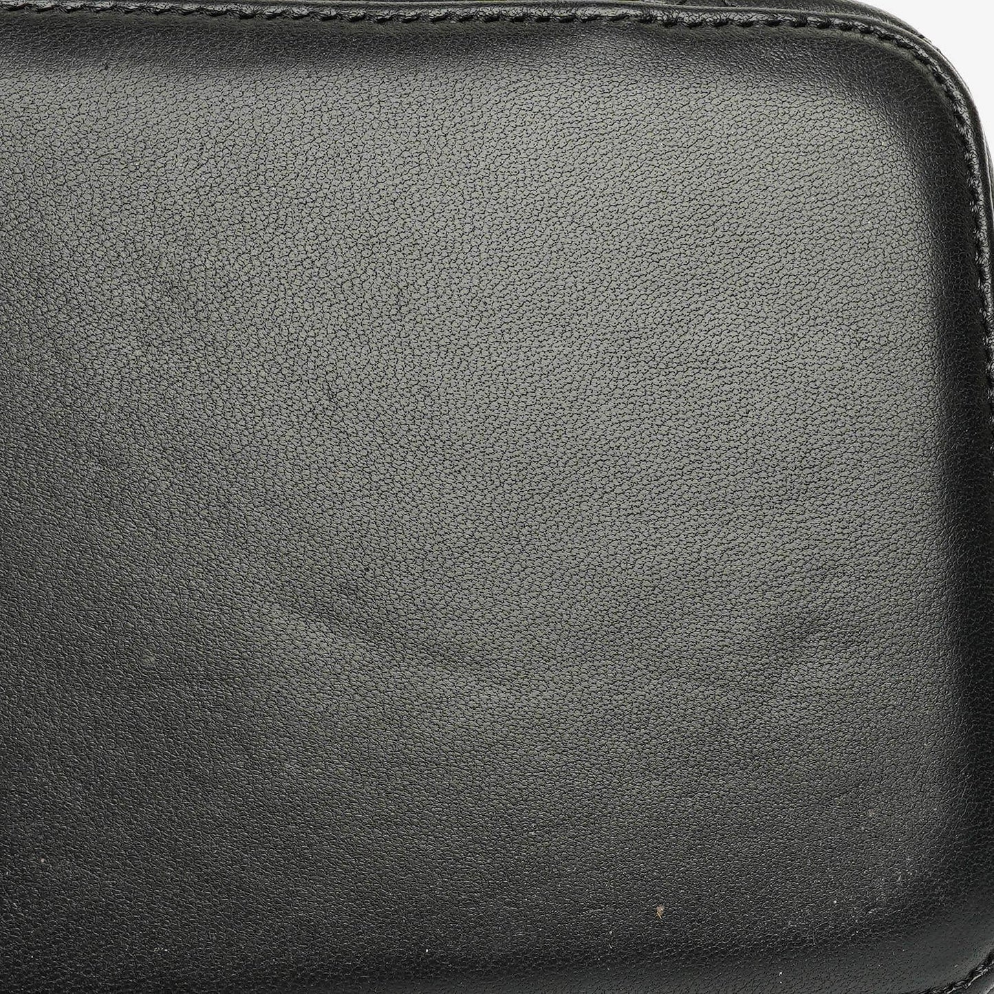 Chanel Black Quilted Vanity Case