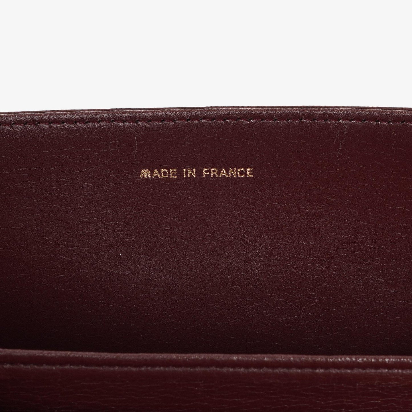 Chanel Bordeaux Mini Classic Quilted Lambskin Full Flap Wallet On Chain WOC With 24K Gold-Plated Hardware