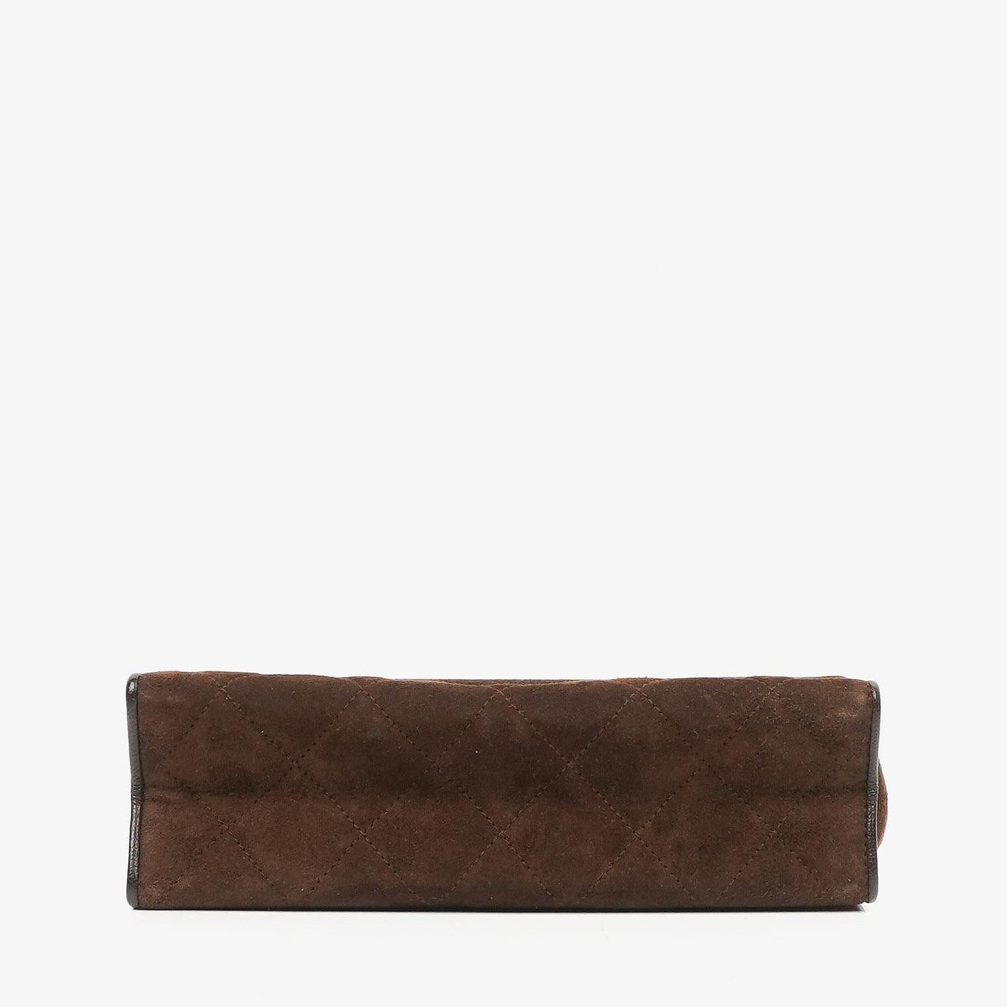 Chanel Brown Quilted Suede Tassel Flap Bag, 1989-1991