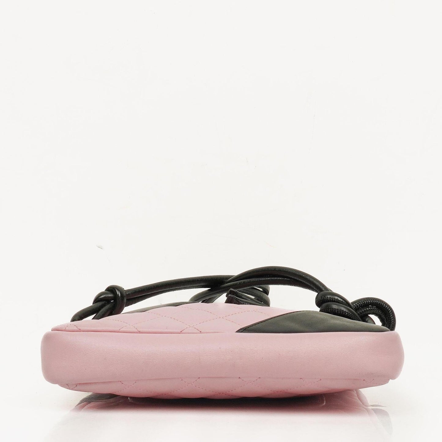 Chanel Cambon Pink Leather Quilted Medium Messenger Bag