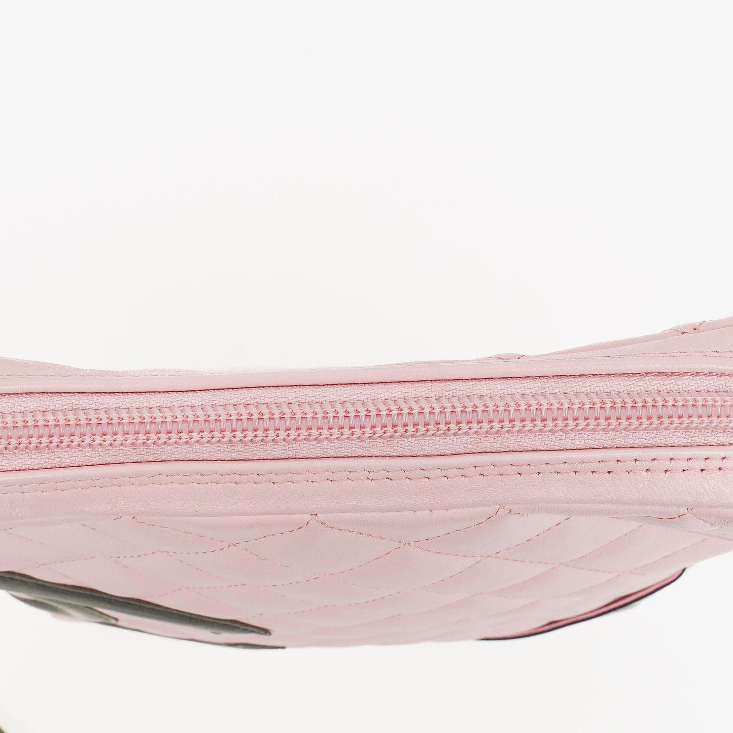 Chanel Cambon Pink Leather Quilted Medium Messenger Bag
