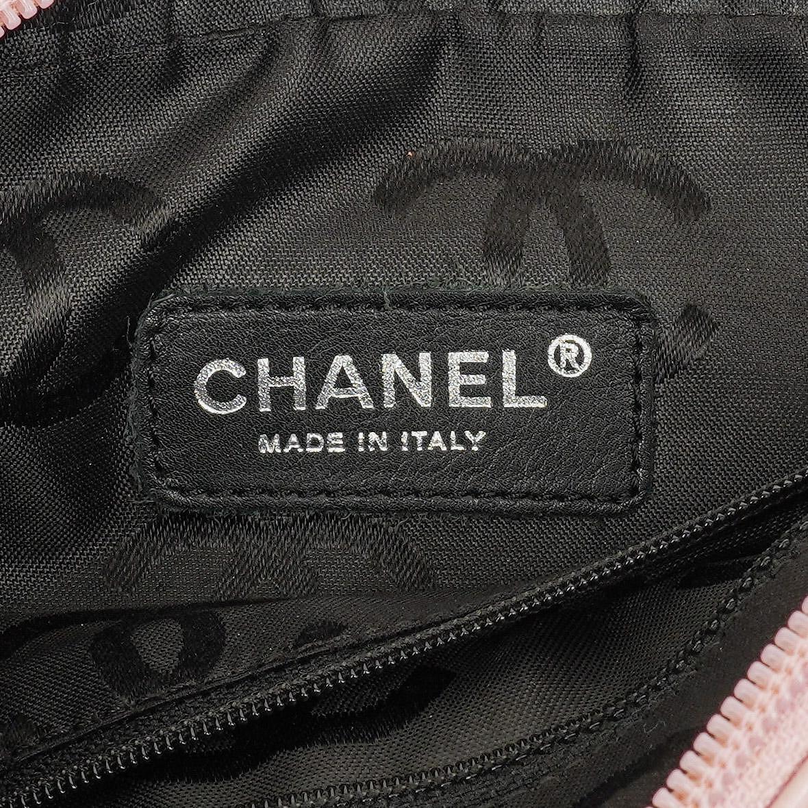 Chanel Cambon Pink Leather Quilted Medium Messenger Bag