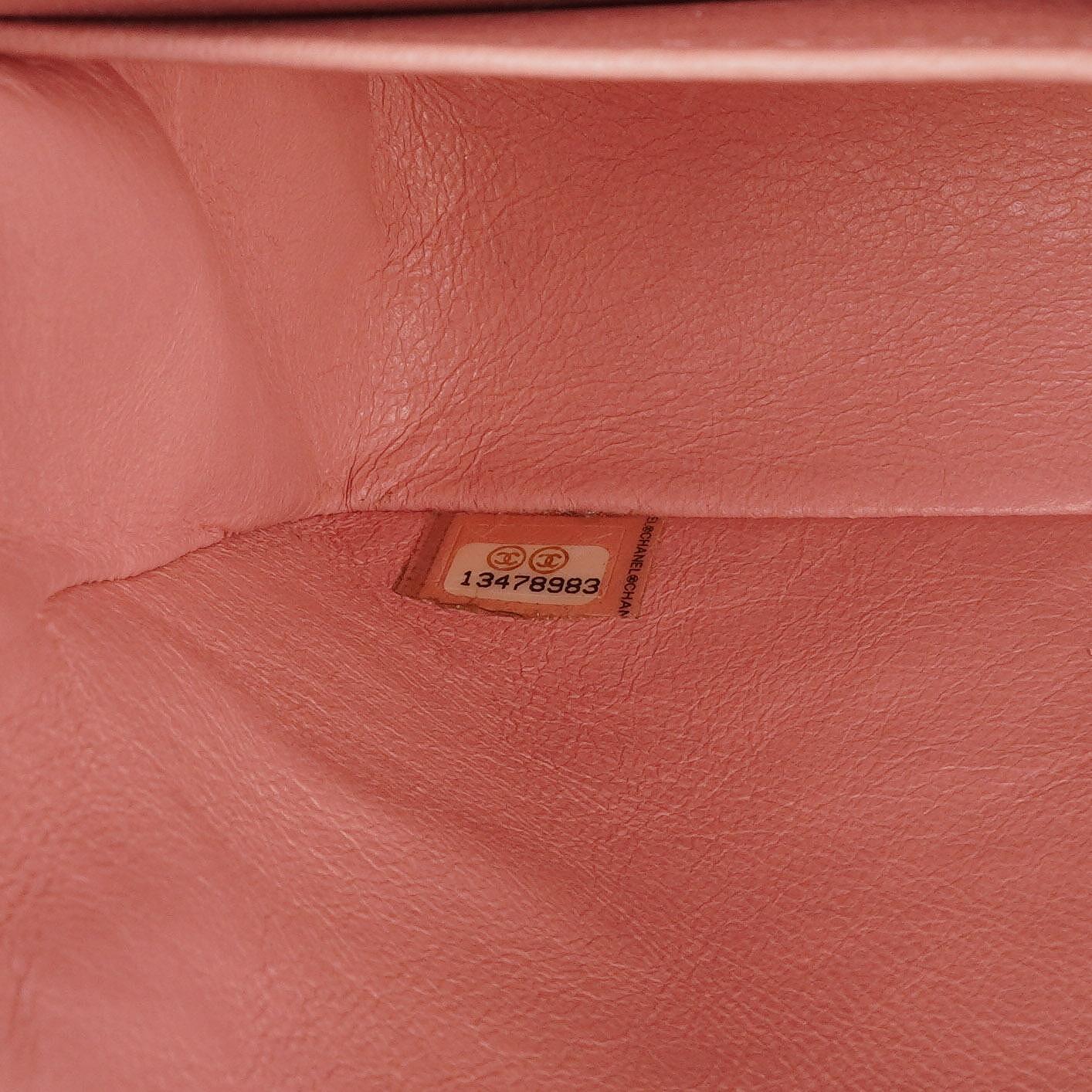 Chanel Camellia Limited Edition Print Tweed Medium Double Flap Bag Silver-Tone Hardware