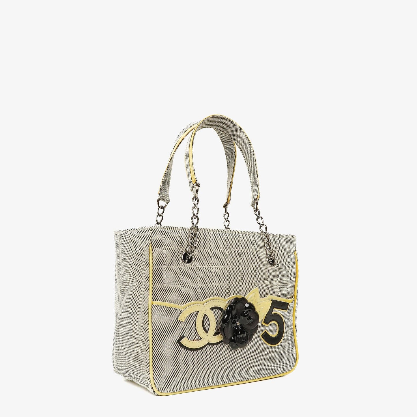Chanel Camellia N°5 Chocolate Bar Tote Bag