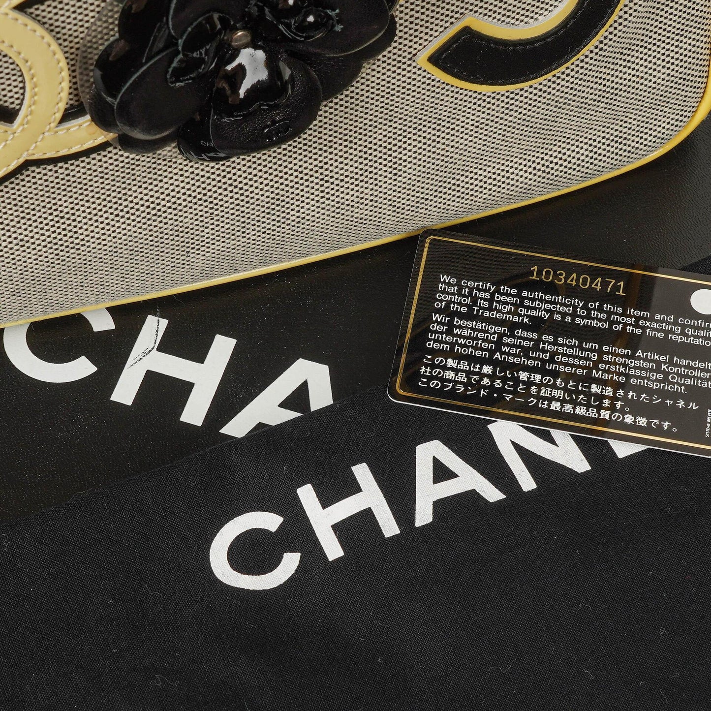 Chanel Camellia N°5 Chocolate Bar Tote Bag