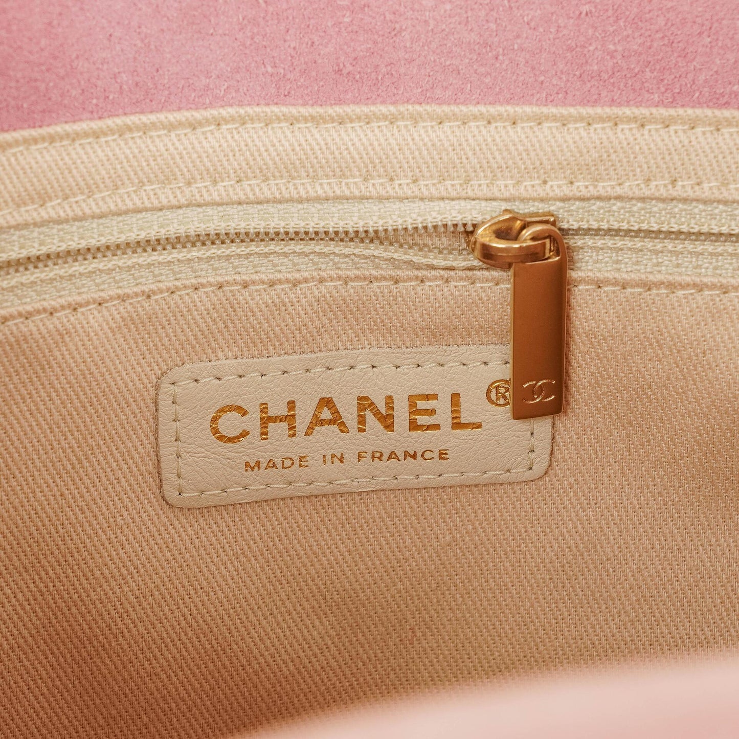 Chanel Camellia Pink Suede And Patent Leather Tote Bag