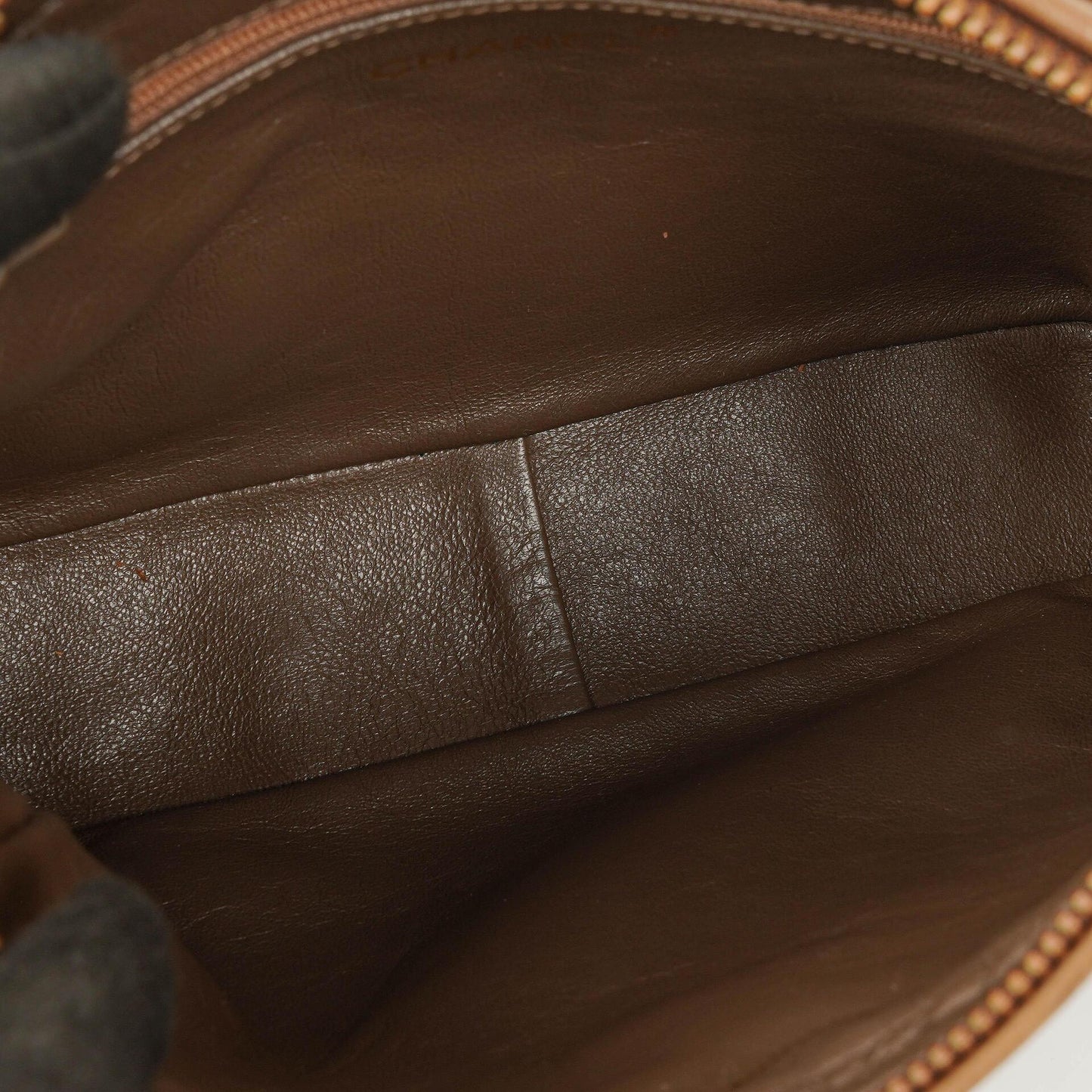Chanel Camera Tassel Brown Leather Crossbody Bag