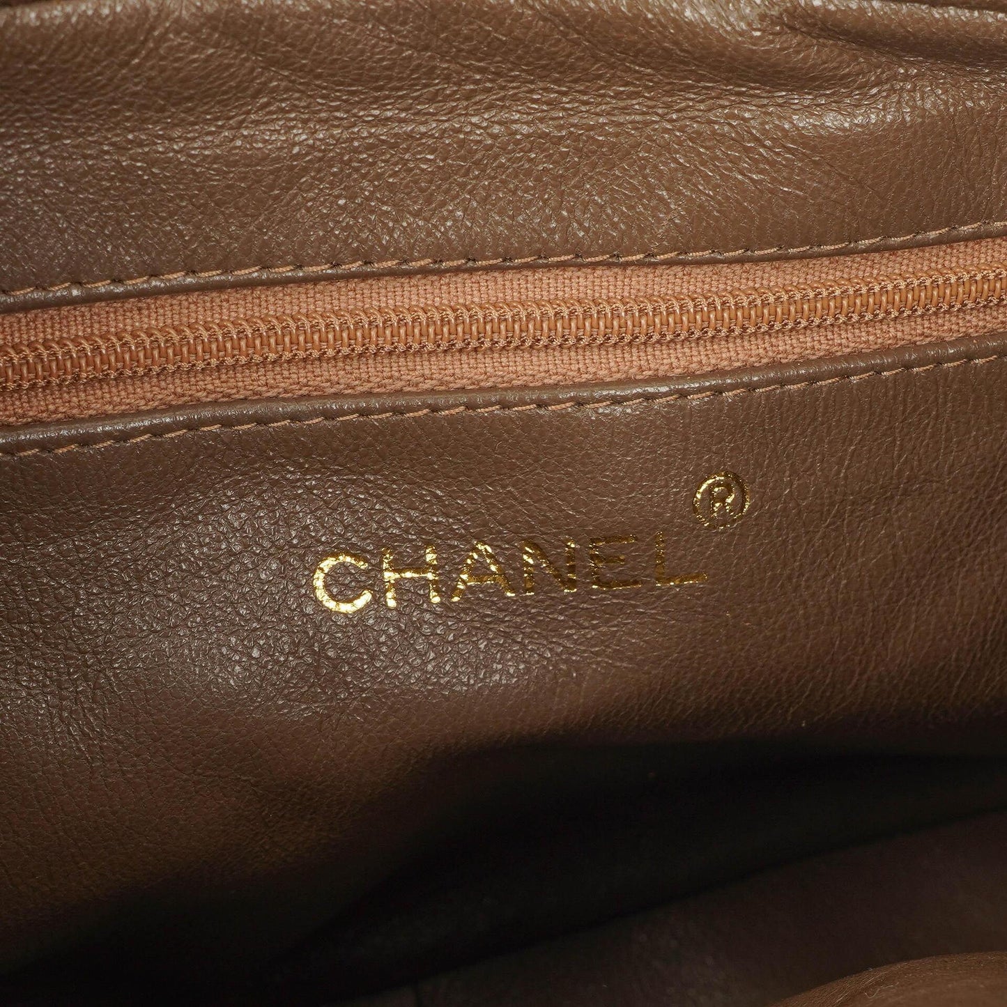 Chanel Camera Tassel Brown Leather Crossbody Bag
